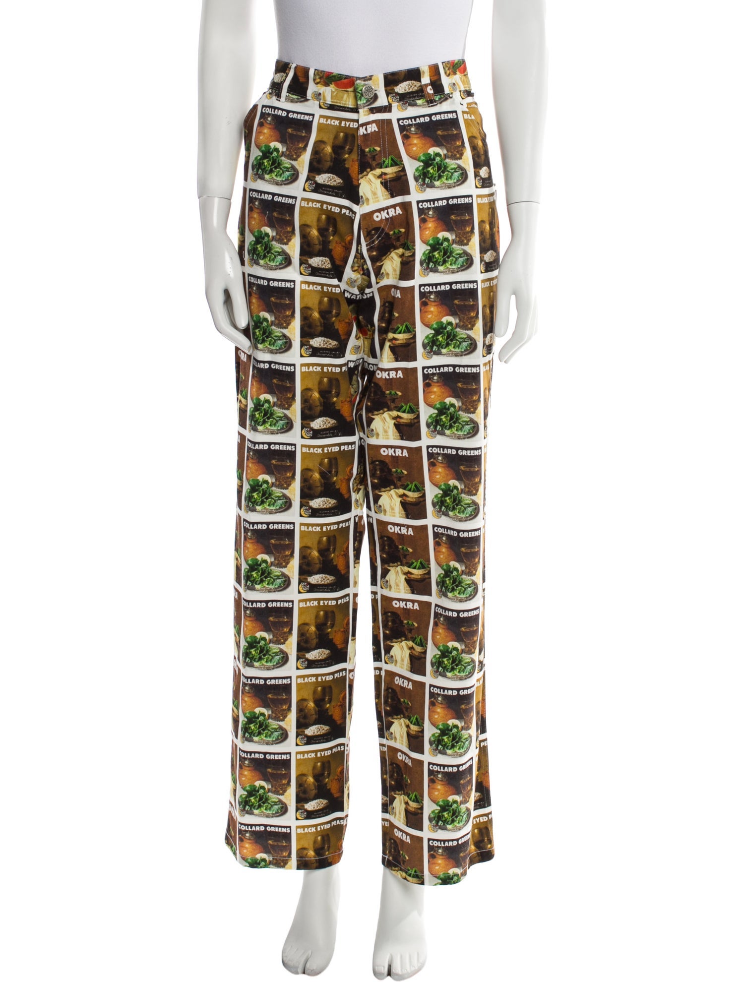 Sky High Farm Printed Wide Leg Pants w/ Tags