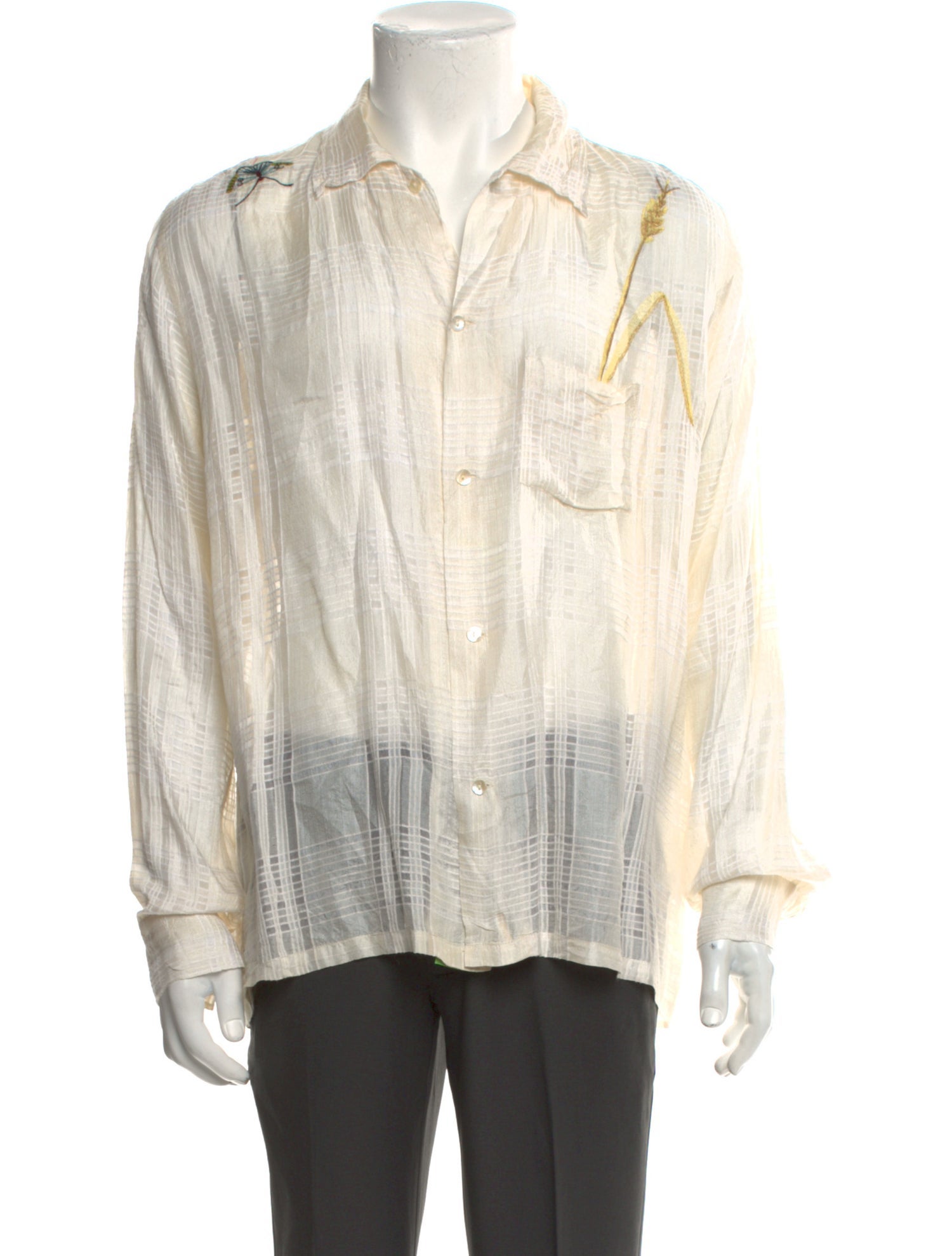 Sky High Farm Silk Long Sleeve Shirt