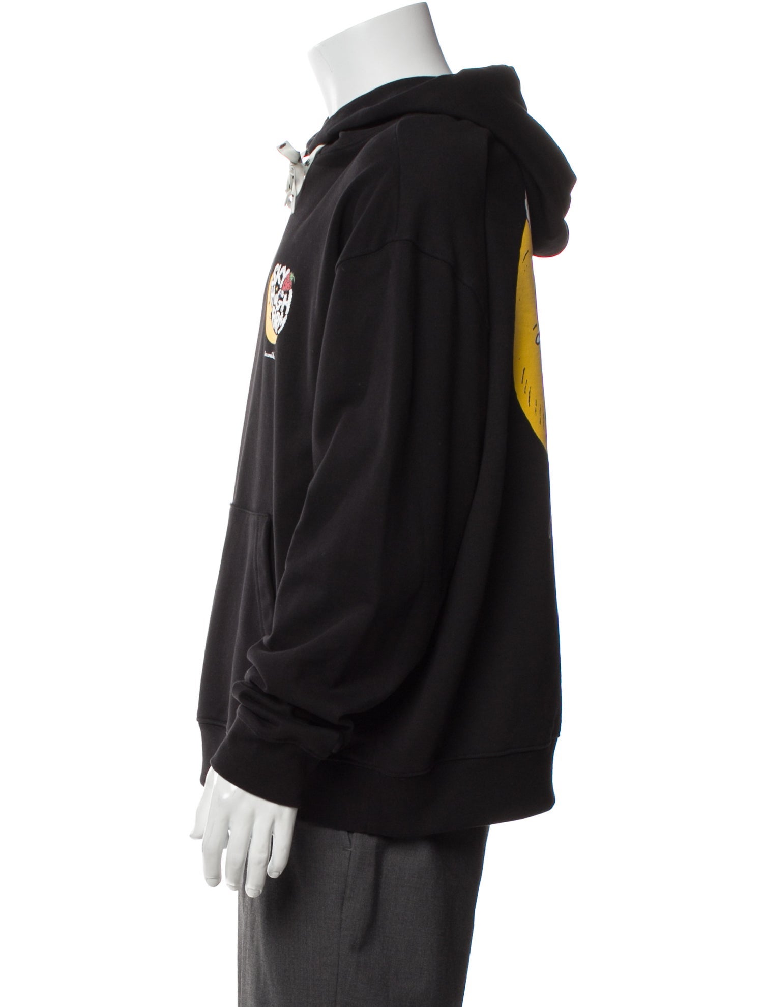 Sky High Farm Graphic Print V-Neck Hoodie