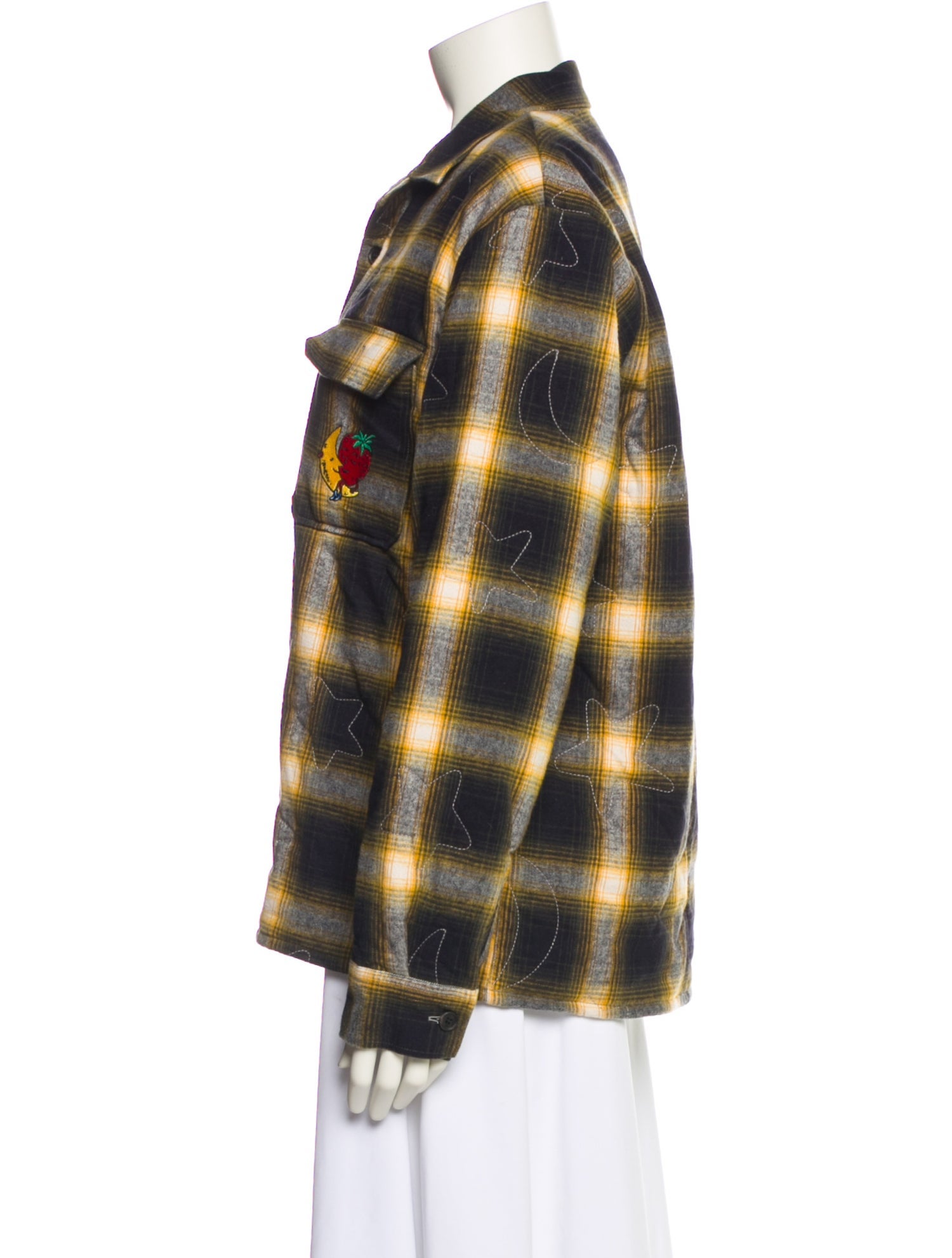 Sky High Farm Plaid Print Blazer
