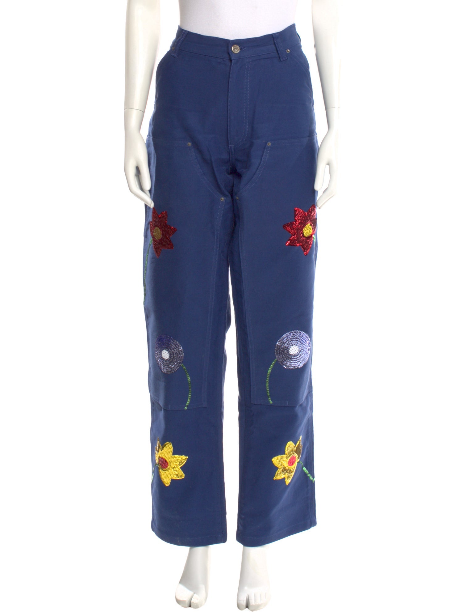 Sky High Farm Floral Print Straight Leg Pants