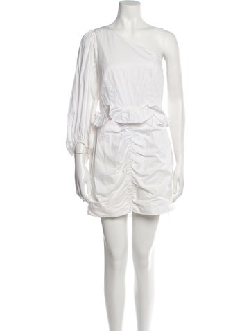 Shona Joy Dresses One-Shoulder Mini Dress M