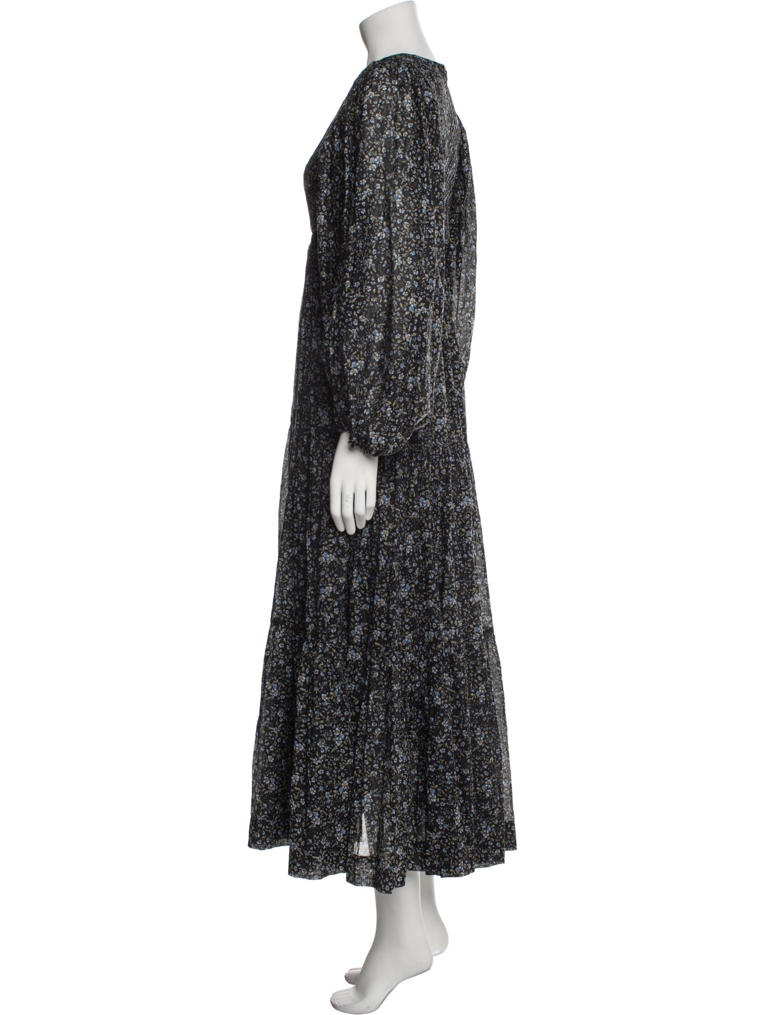 Shona Joy Floral Print Long Dress