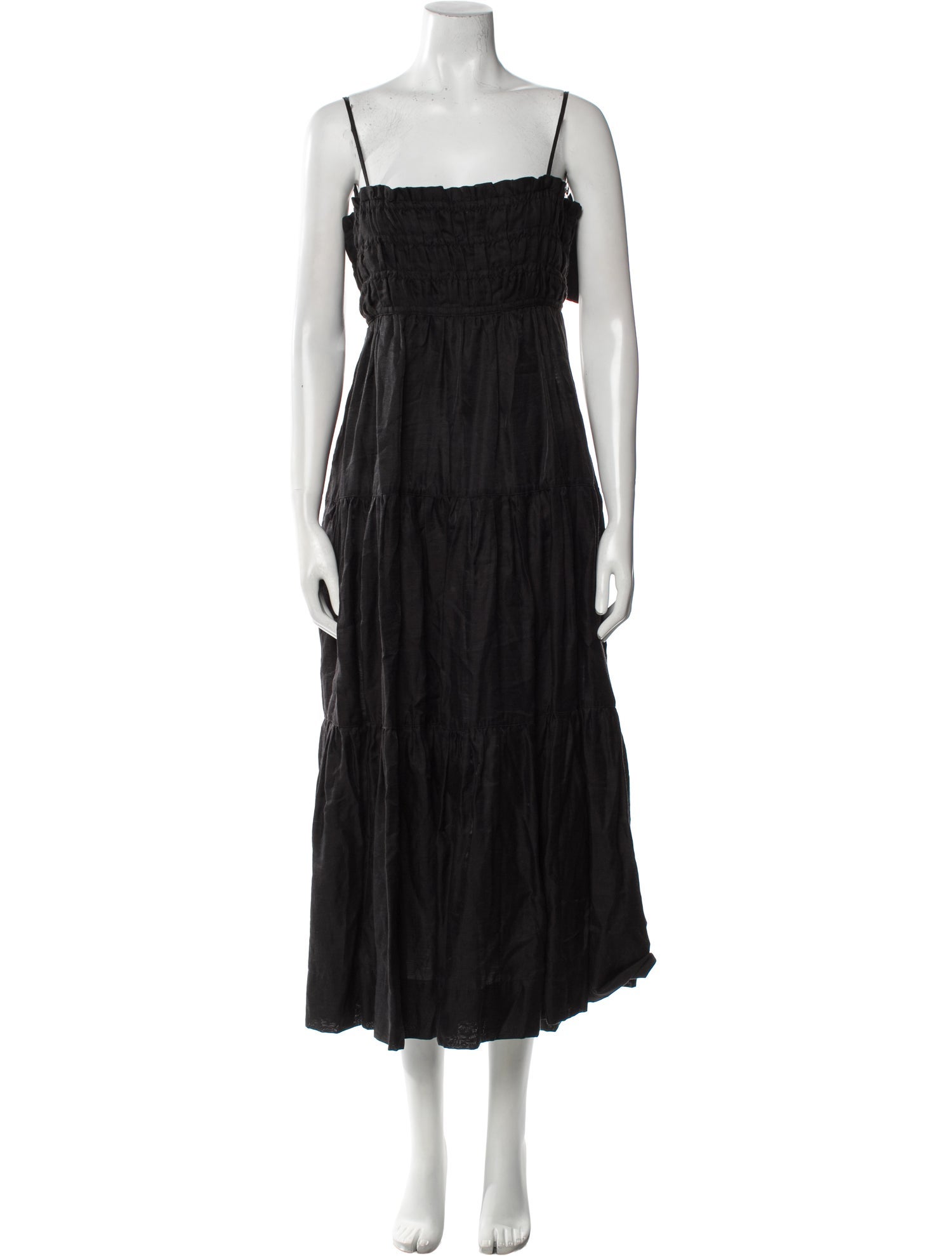 Shona Joy Linen Midi Length Dress