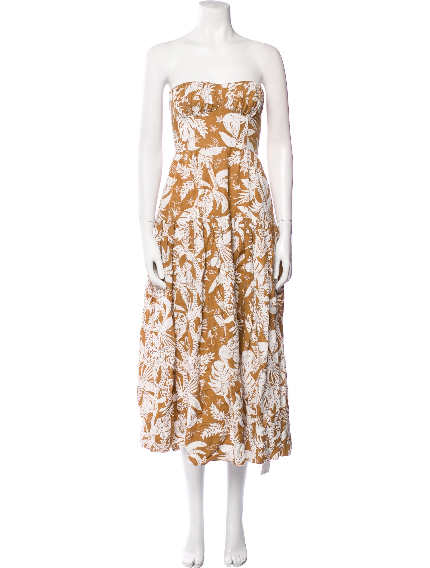 Shona Joy Floral Print Knee-Length Dress