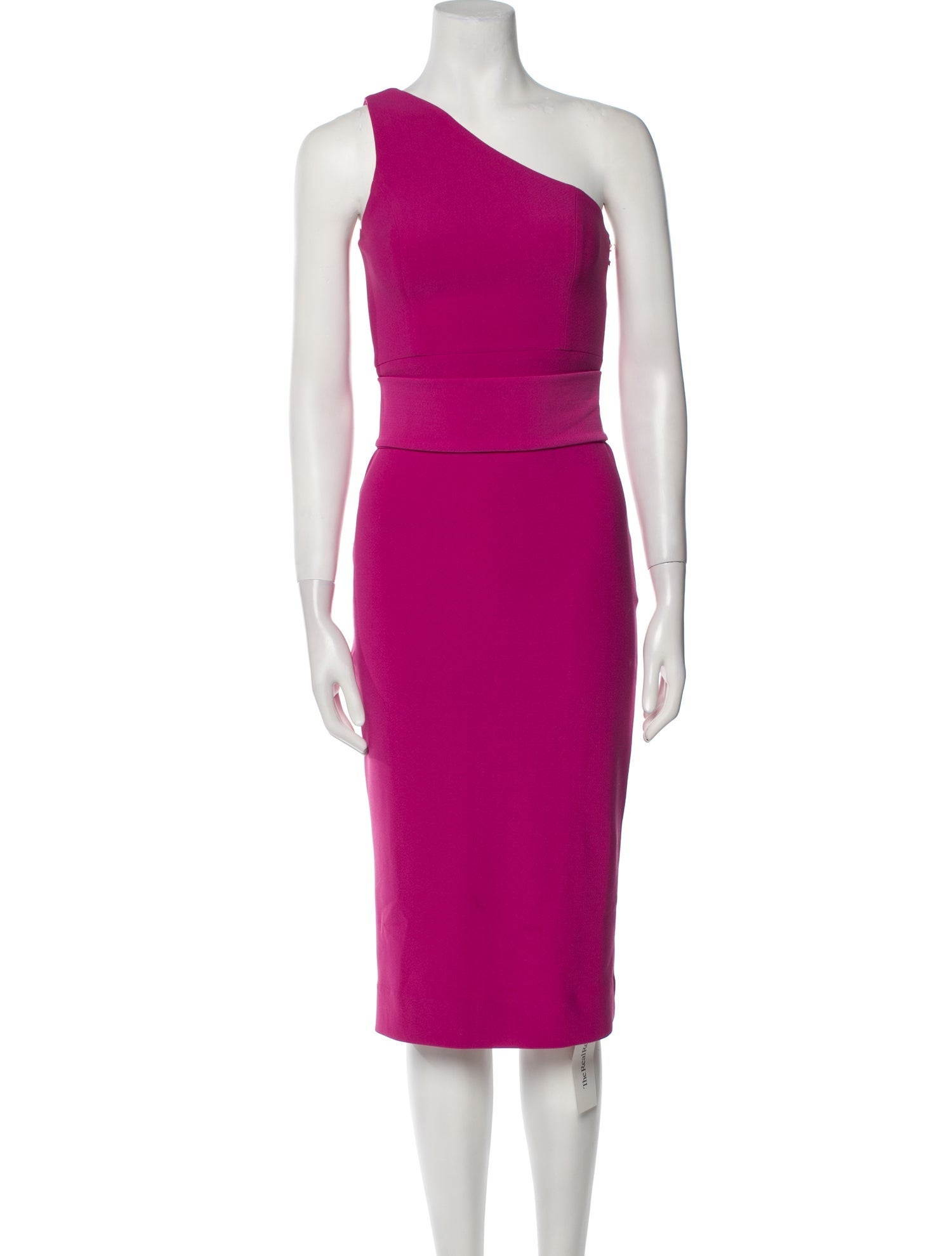 Shona Joy One-Shoulder Knee-Length Dress