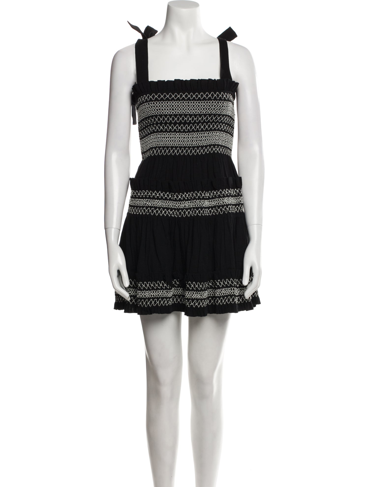 Shona Joy Striped Mini Dress