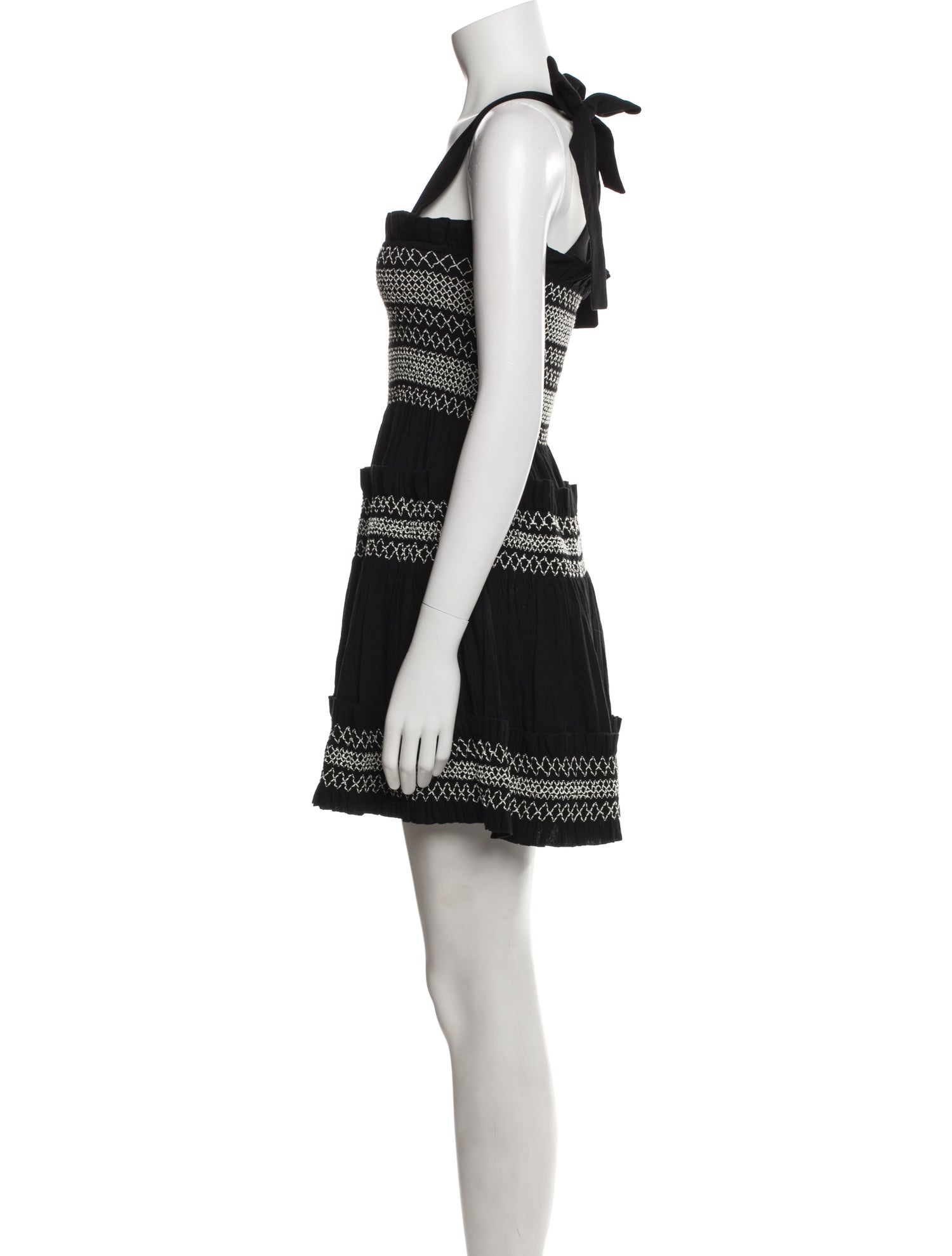 Shona Joy Striped Mini Dress