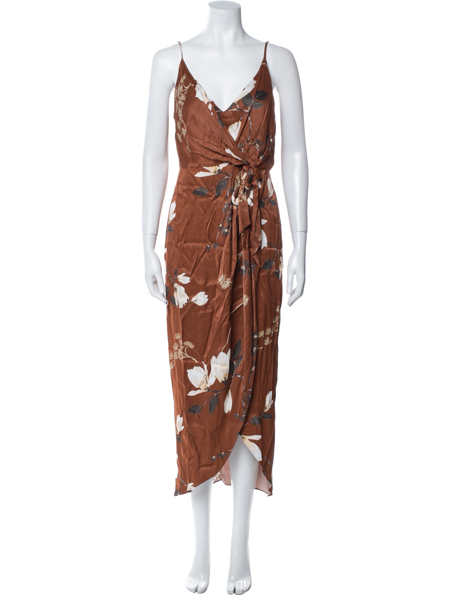 Shona Joy Satin Long Dress