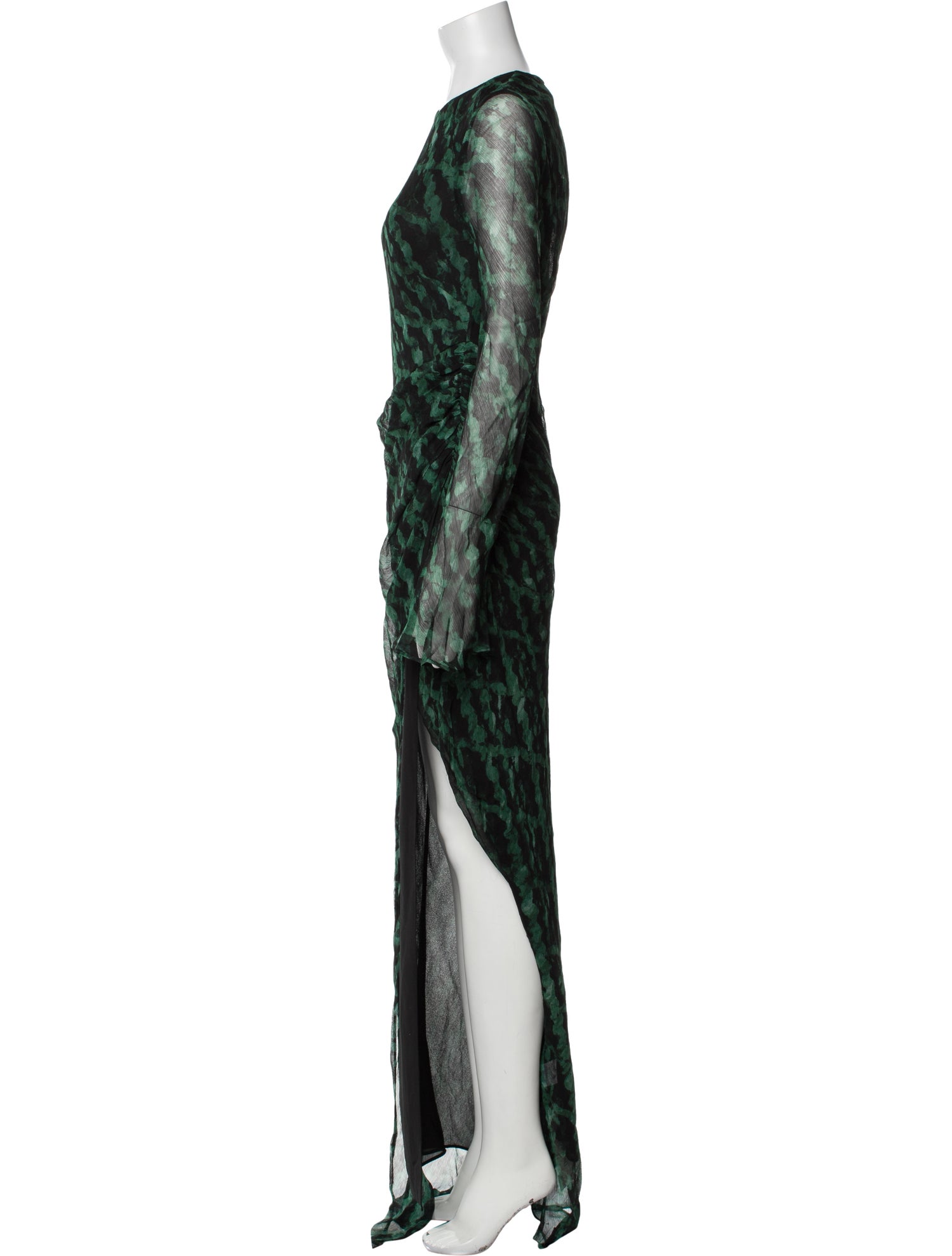 Shona Joy Printed Long Dress w/ Tags