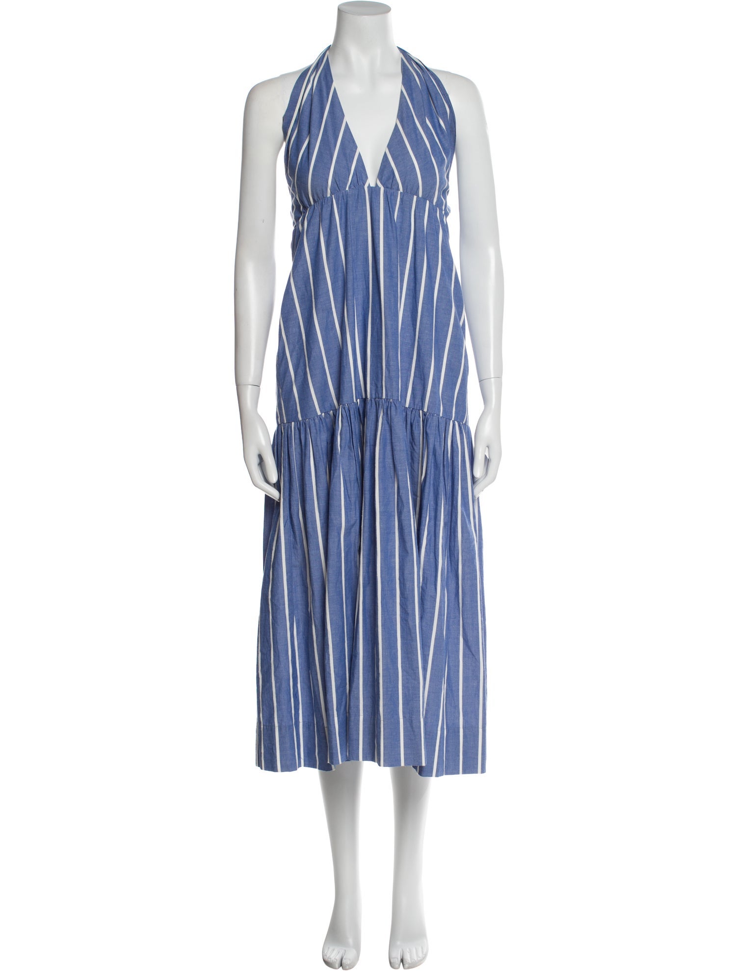 Shona Joy Striped Long Dress