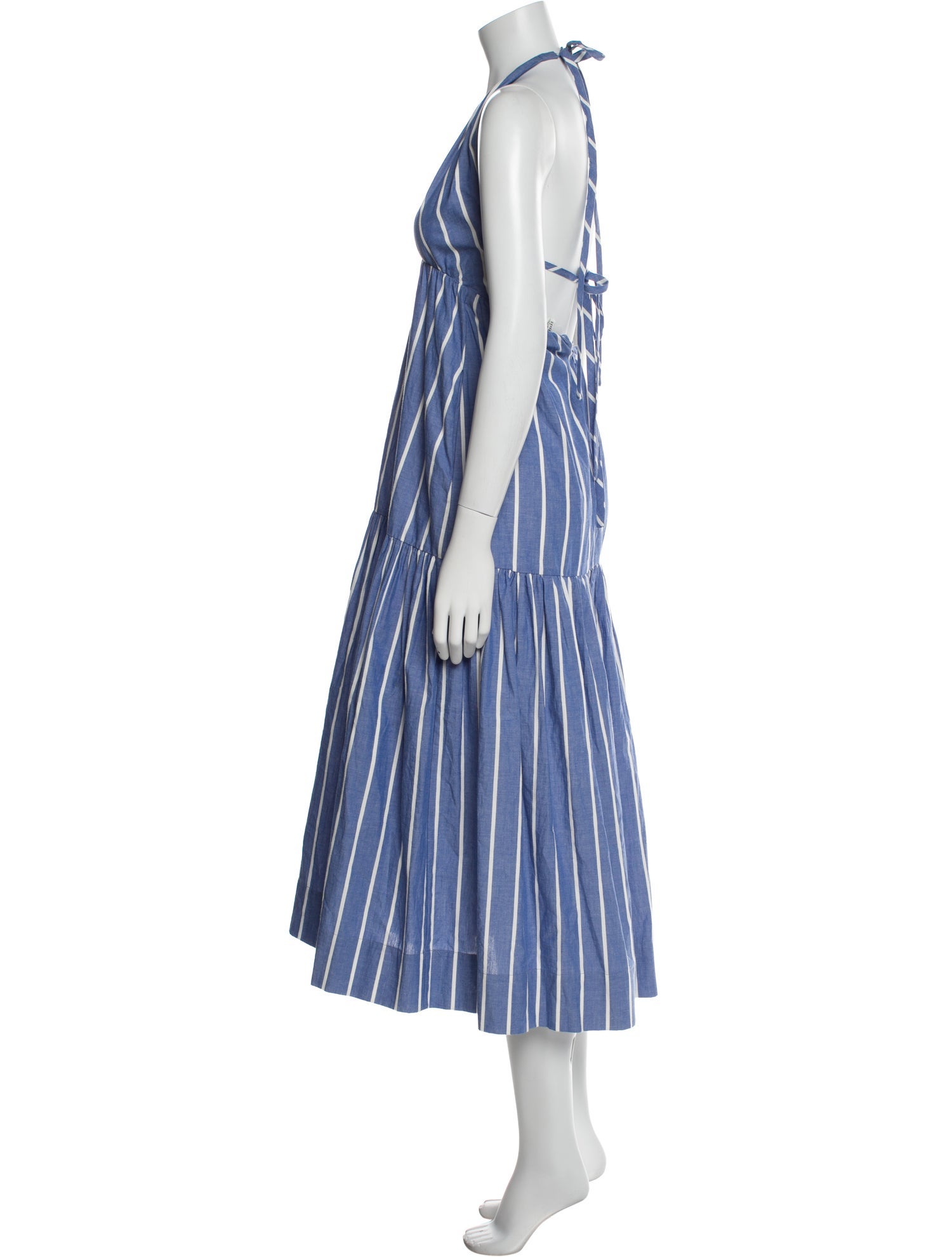 Shona Joy Striped Long Dress