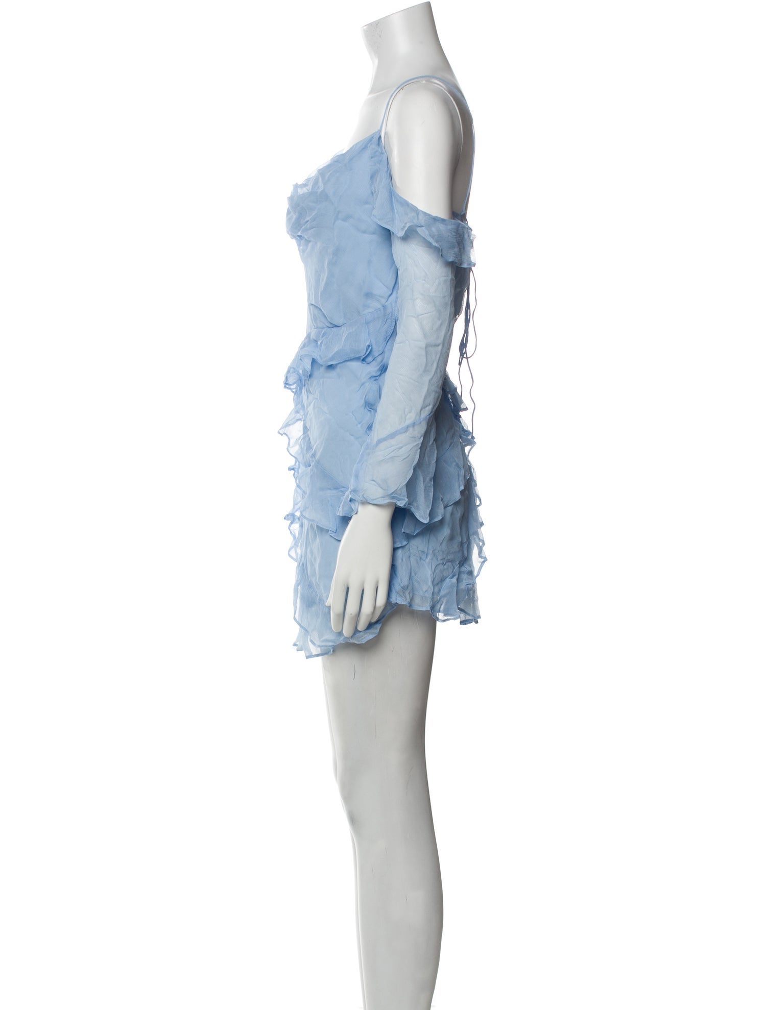 Shona Joy Cowl Neck Mini Dress