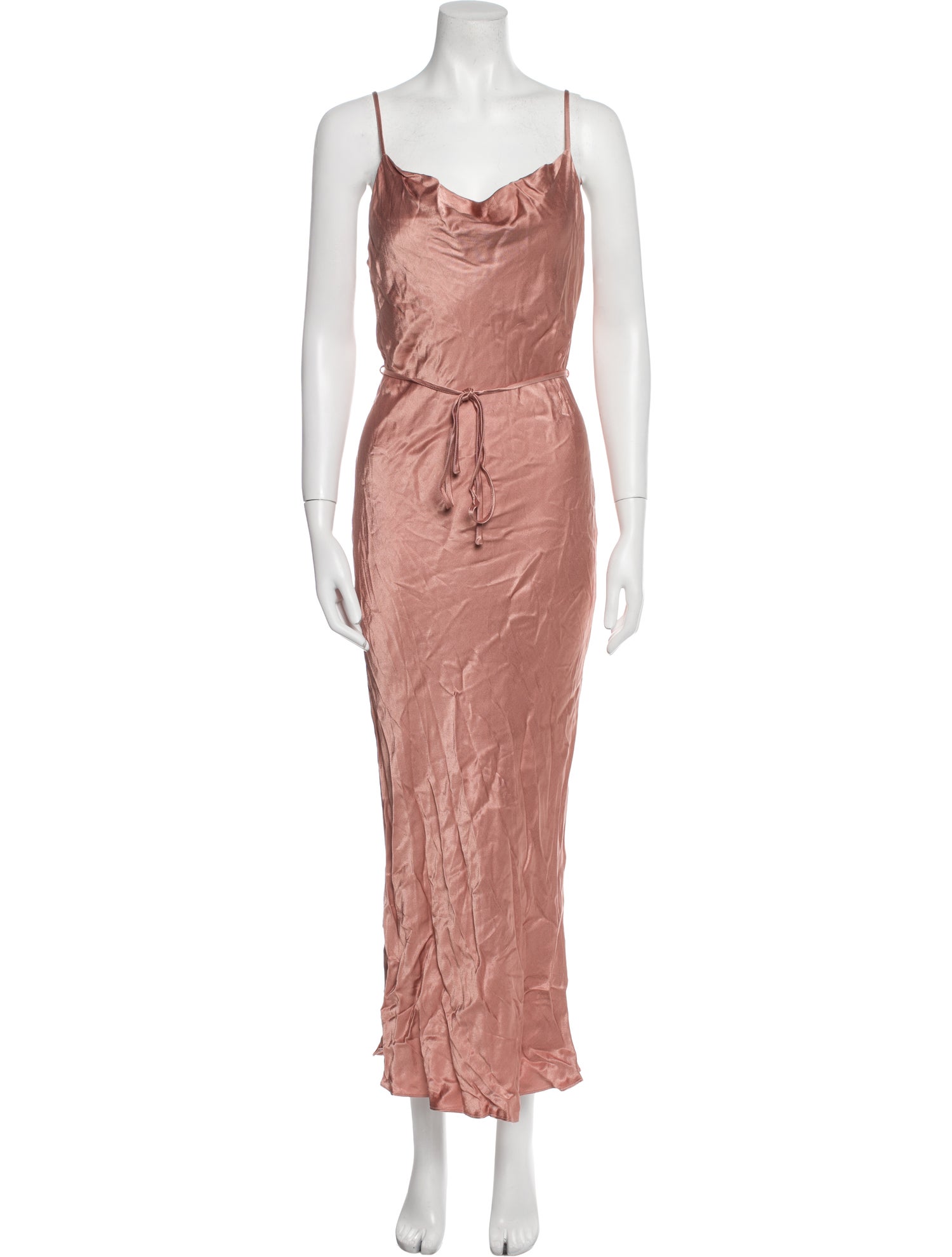 Shona Joy Cowl Neck Long Dress