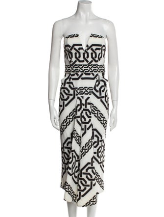 Shona Joy Printed Strapless Romper