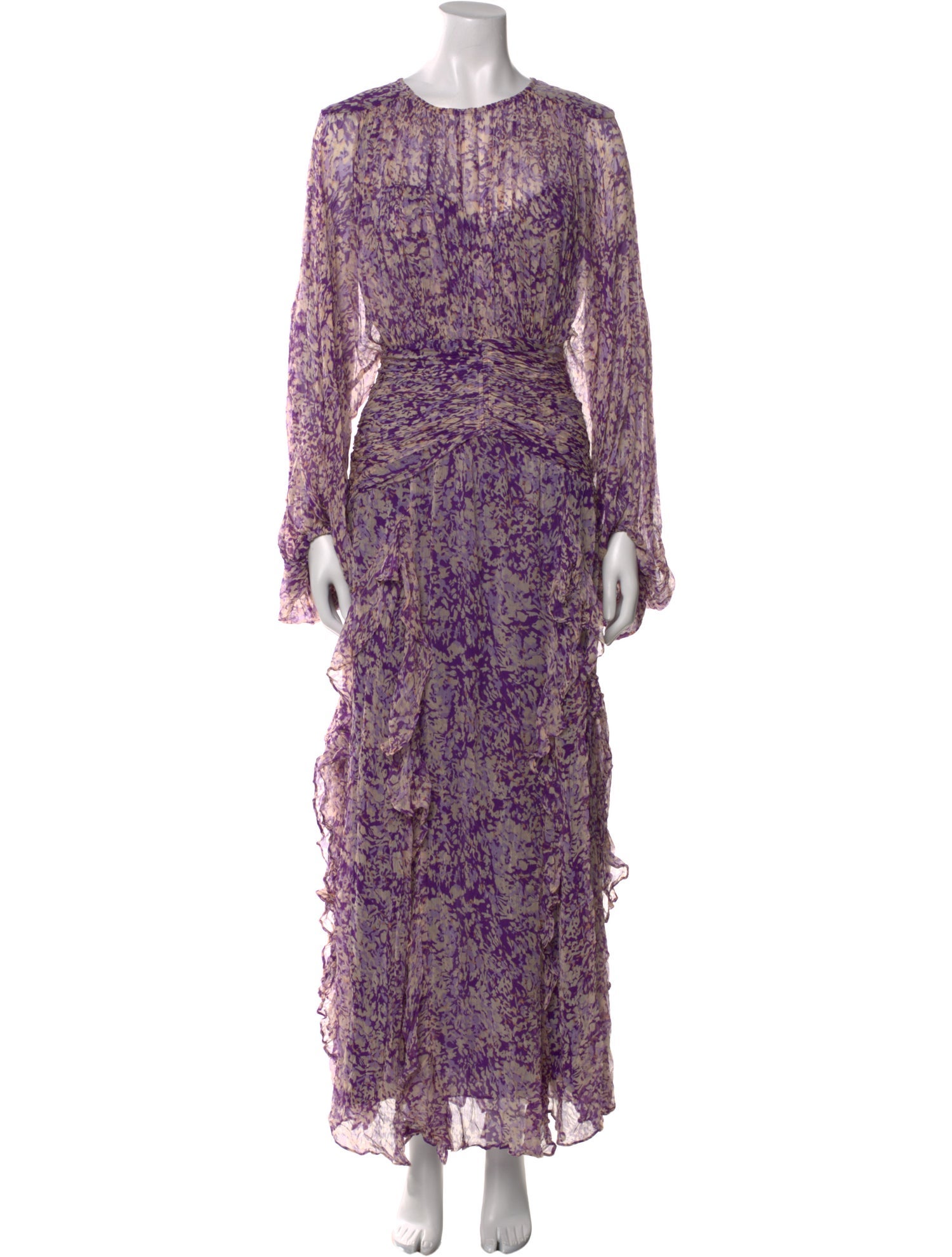 Shona Joy Floral Print Long Dress