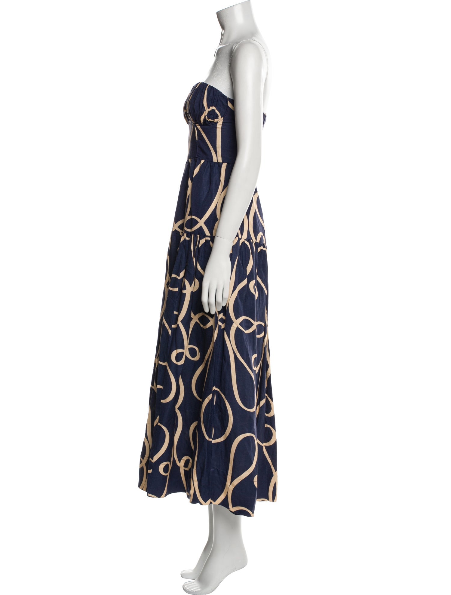 Shona Joy Printed Midi Length Dress