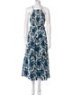 Shona Joy Floral Print Long Dress