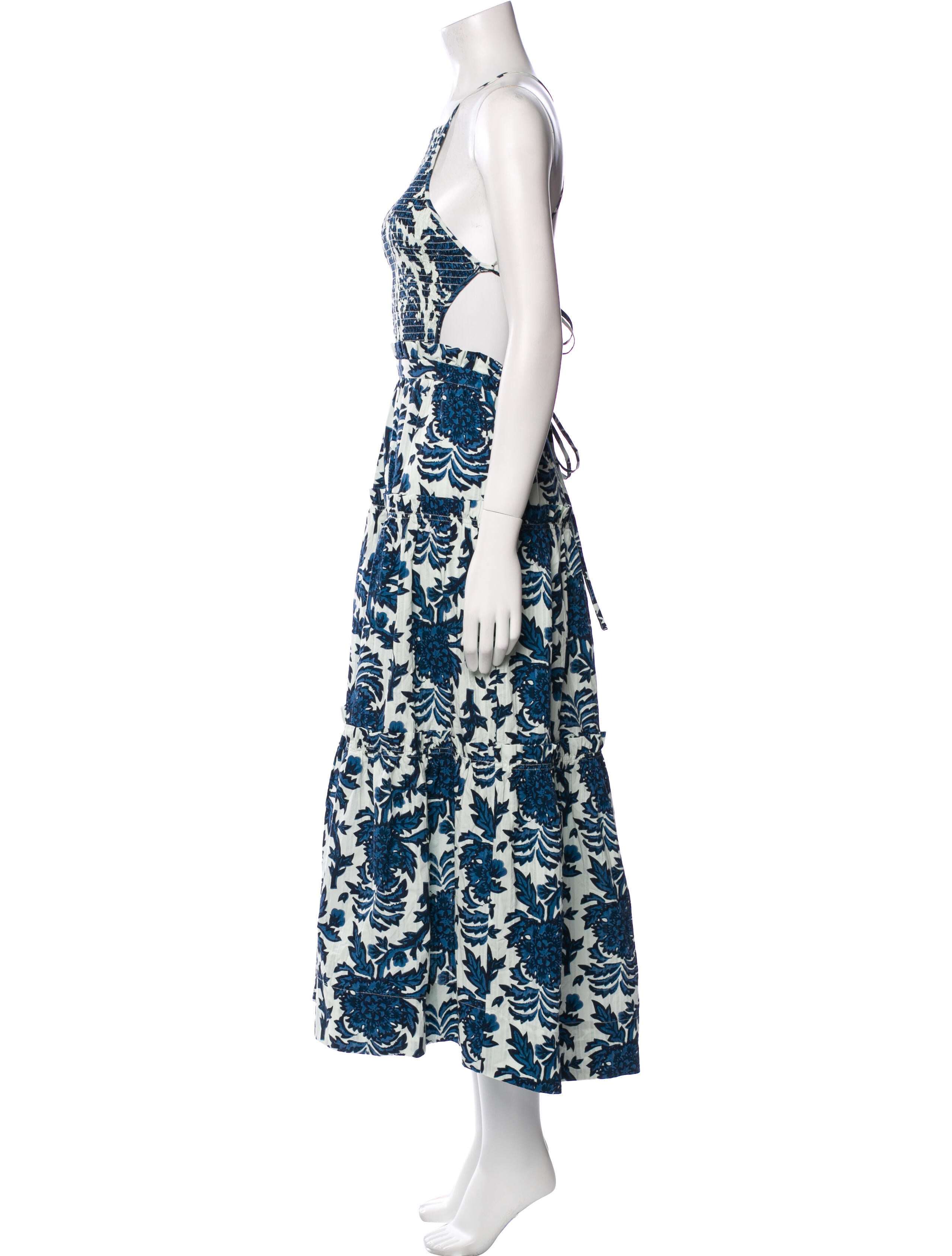 Shona Joy Floral Print Long Dress