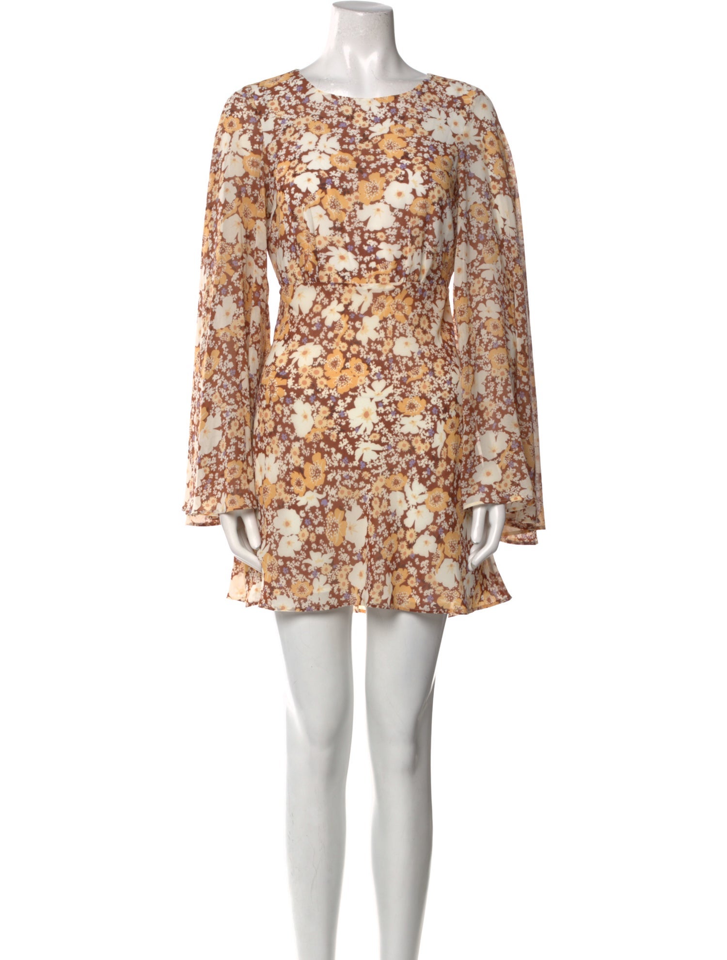 Shona Joy Floral Print Mini Dress