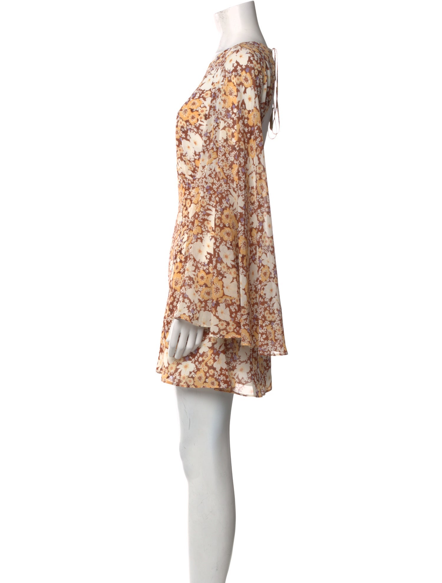 Shona Joy Floral Print Mini Dress