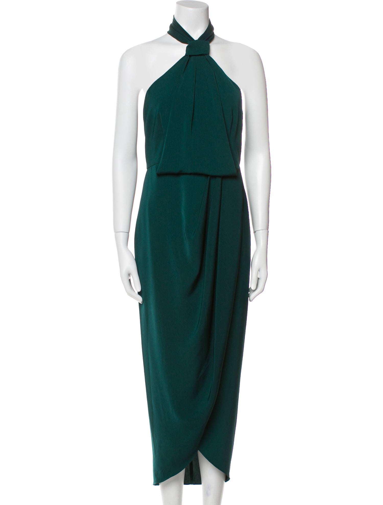 Shona Joy Halterneck Knee-Length Dress