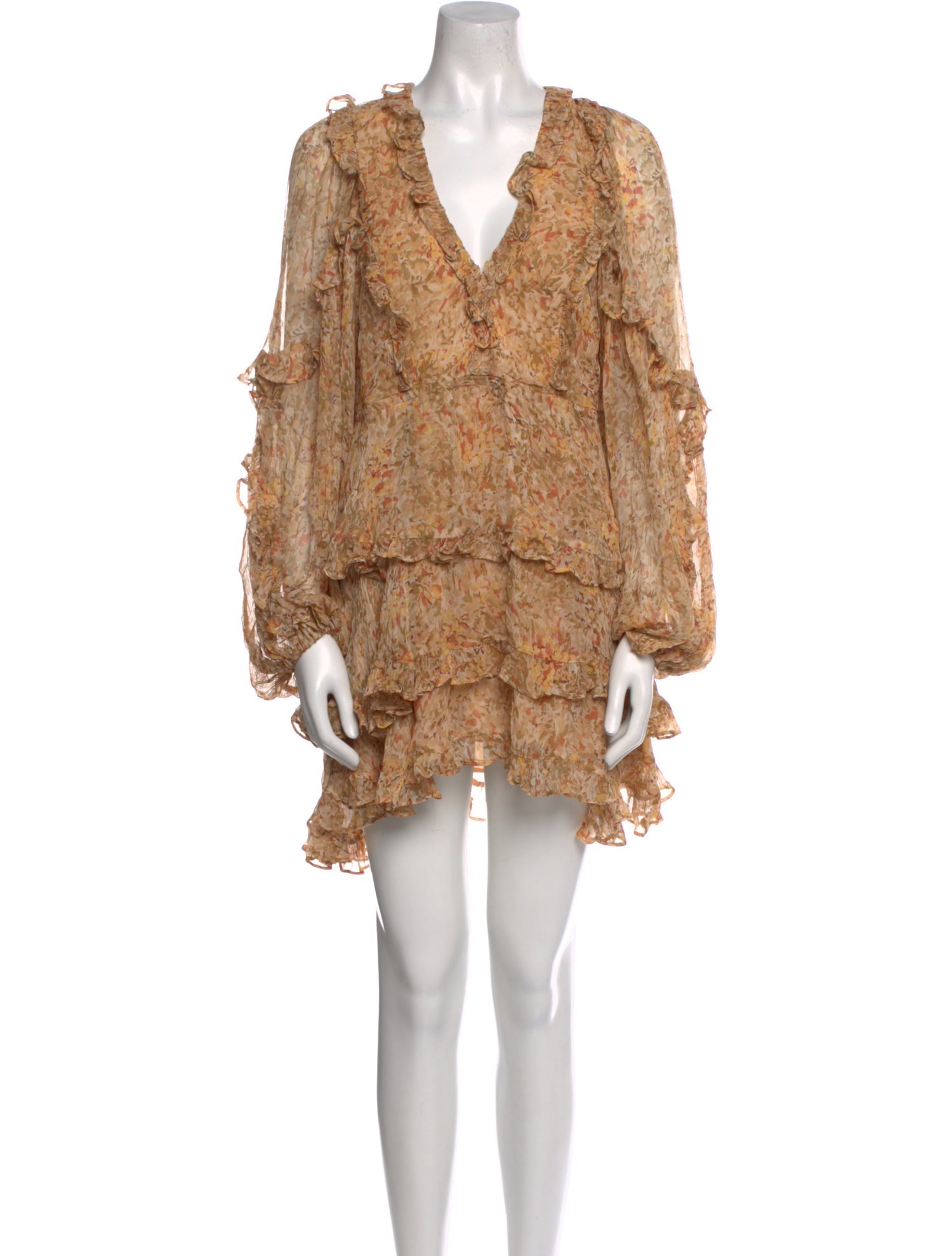 Shona Joy Floral Print Mini Dress