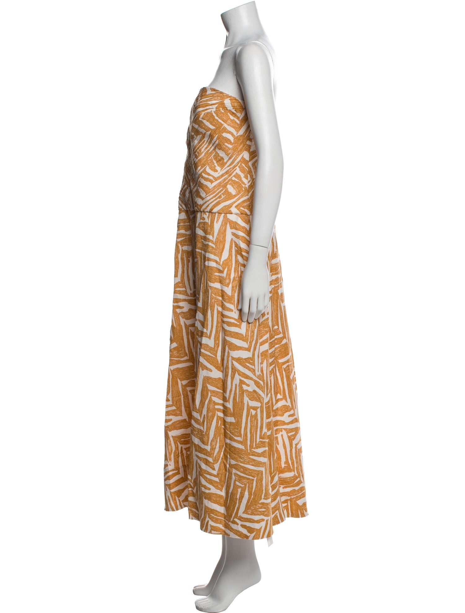 Shona Joy Printed Midi Length Dress w/ Tags