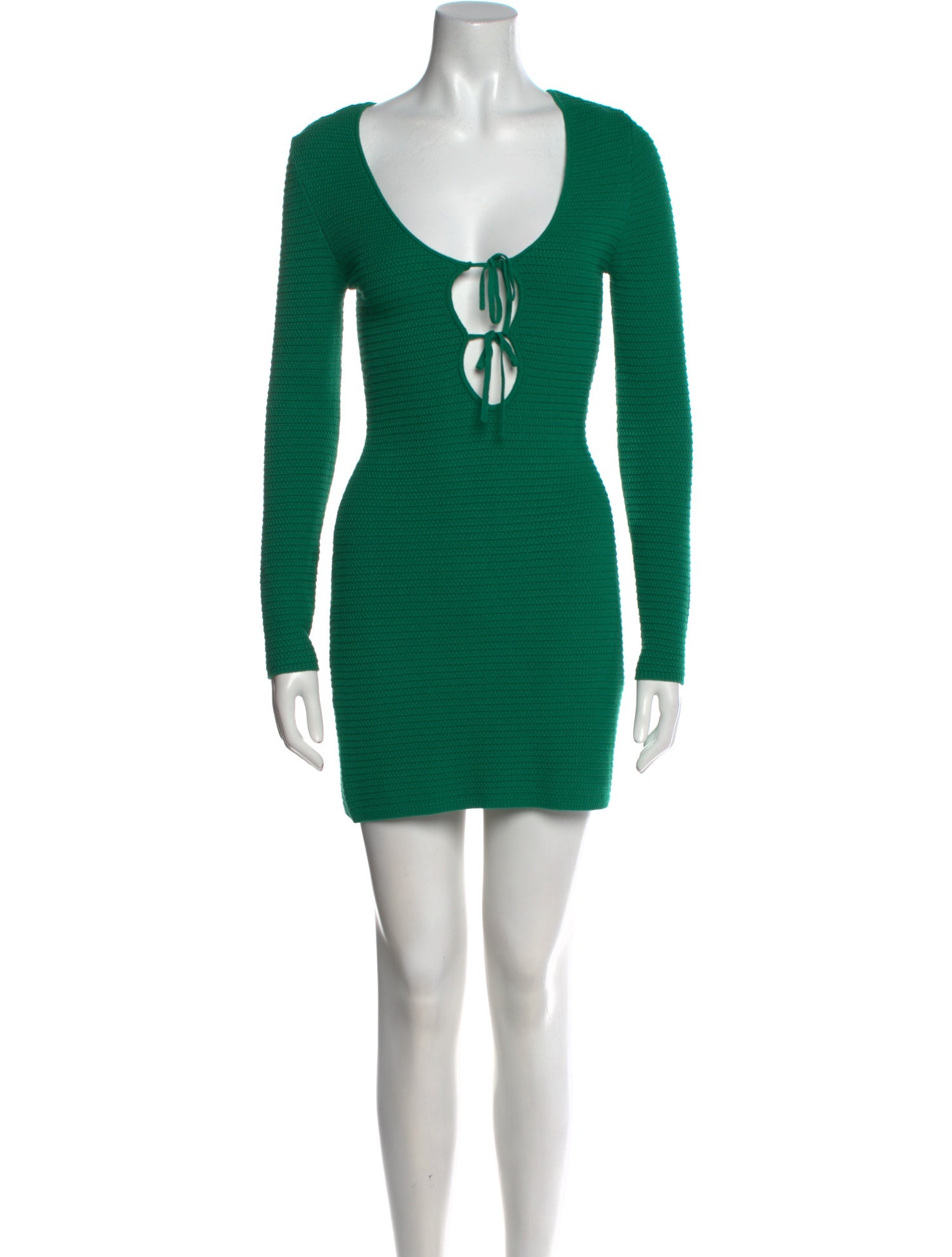 Shona Joy V-Neck Mini Dress