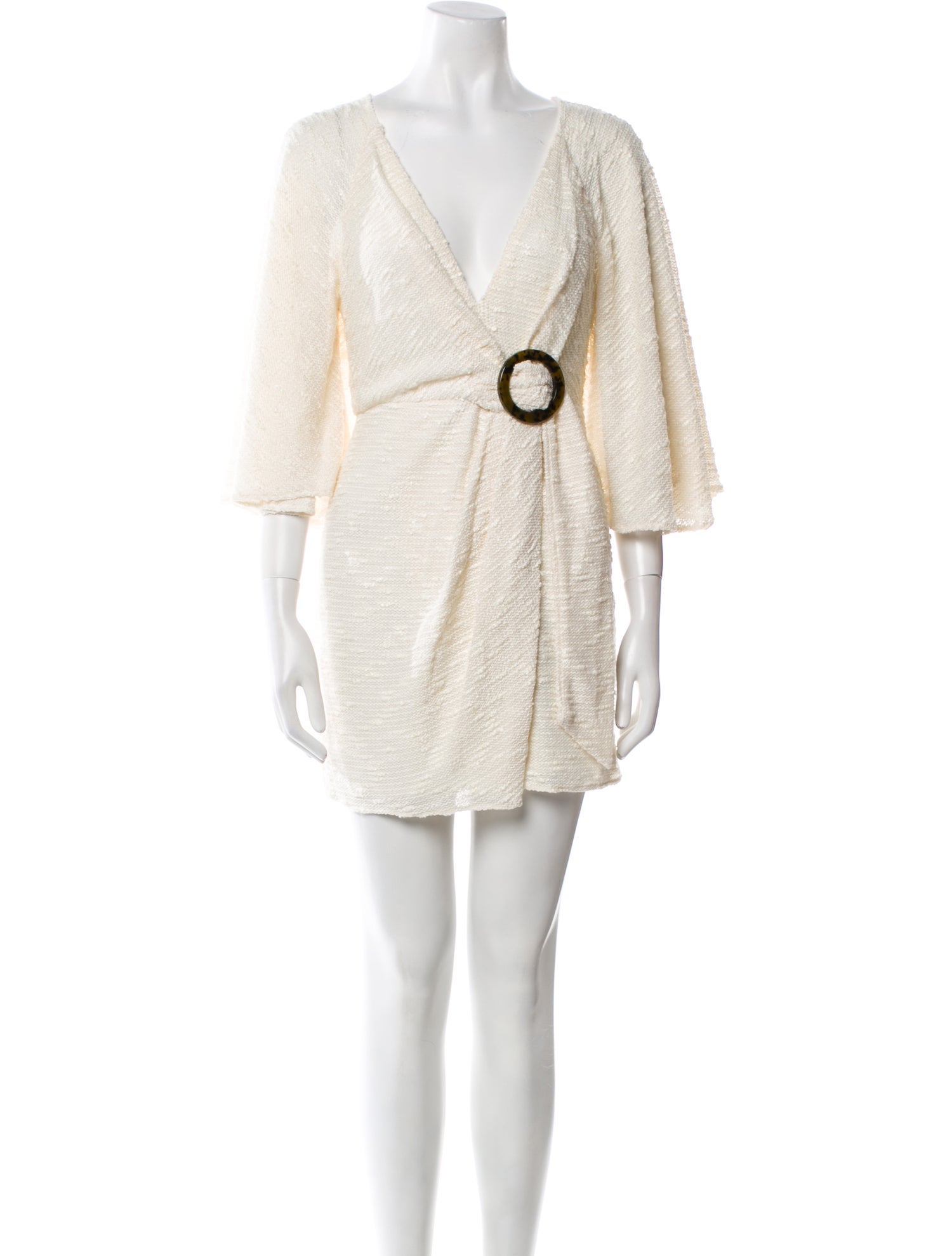 Shona Joy V-Neck Mini Dress