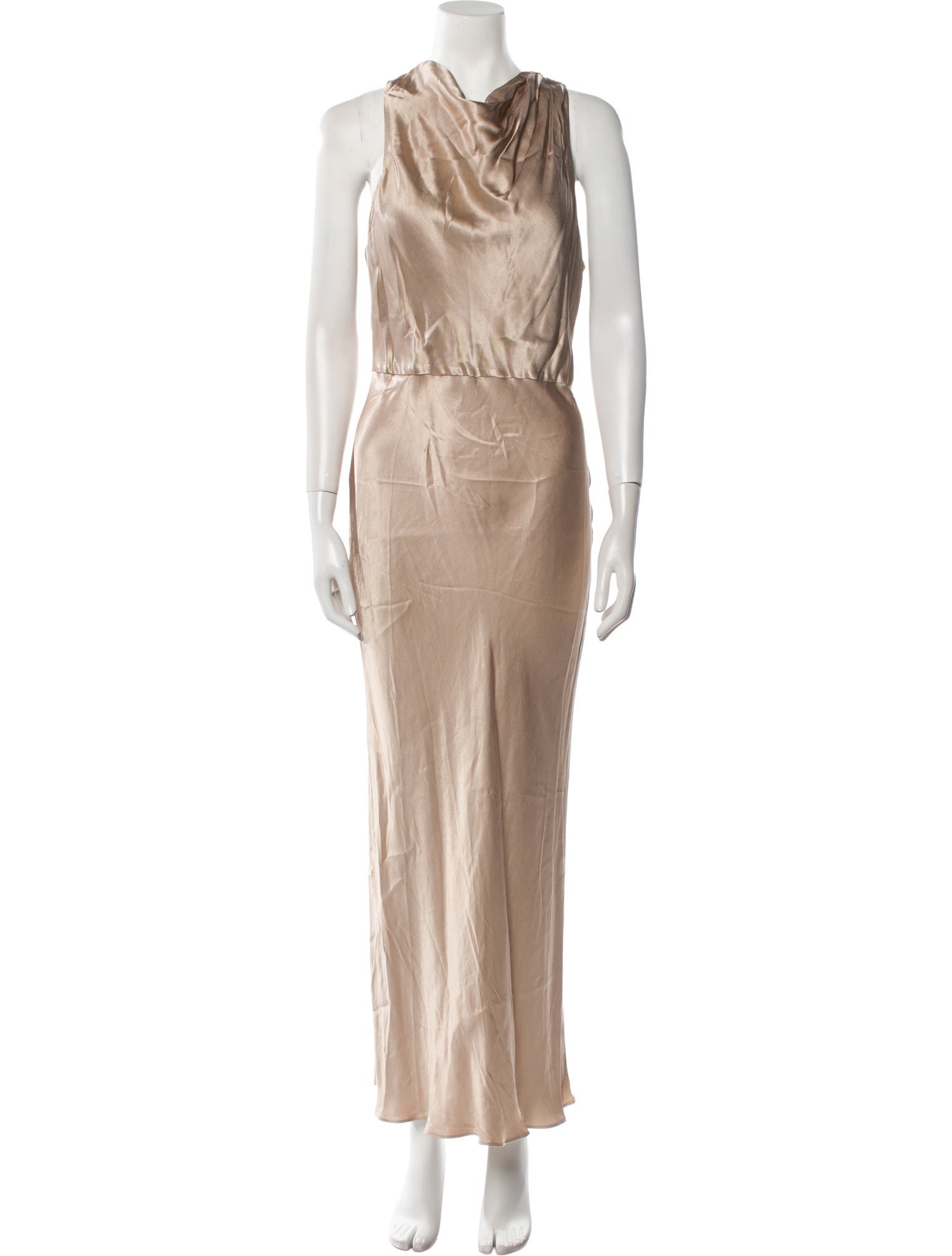 Shona Joy Cowl Neck Long Dress w/ Tags