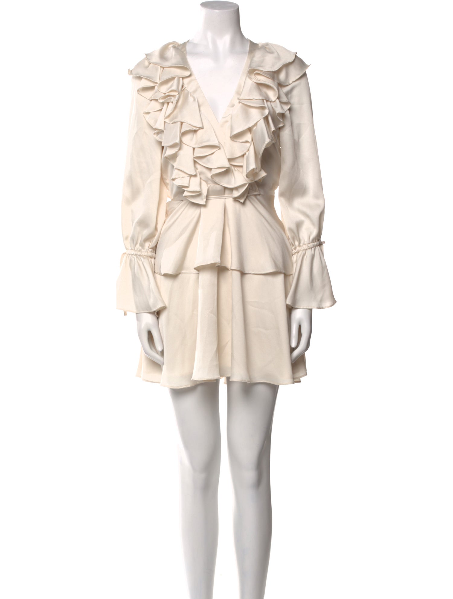 Shona Joy V-Neck Mini Dress