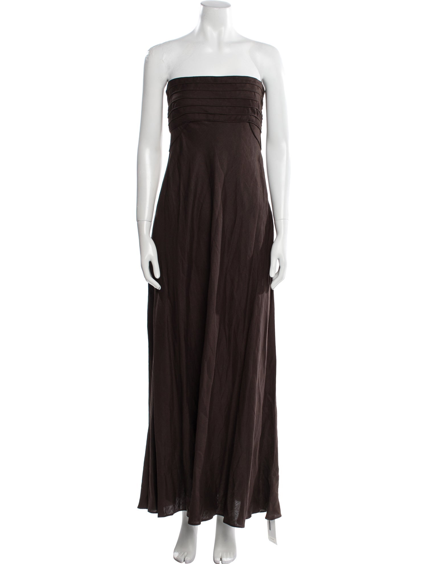 Shona Joy Strapless Long Dress