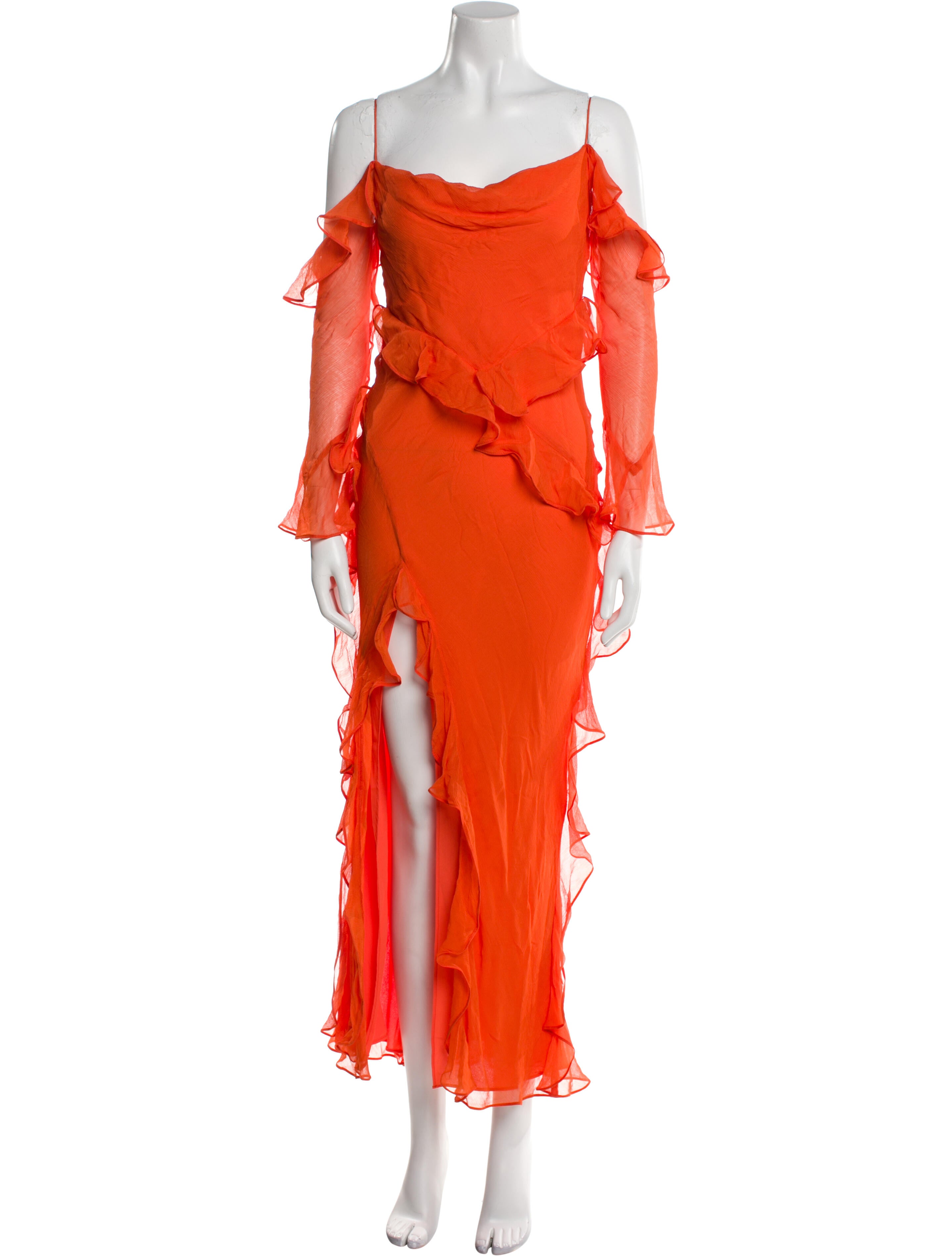 Shona Joy Cowl Neck Long Dress