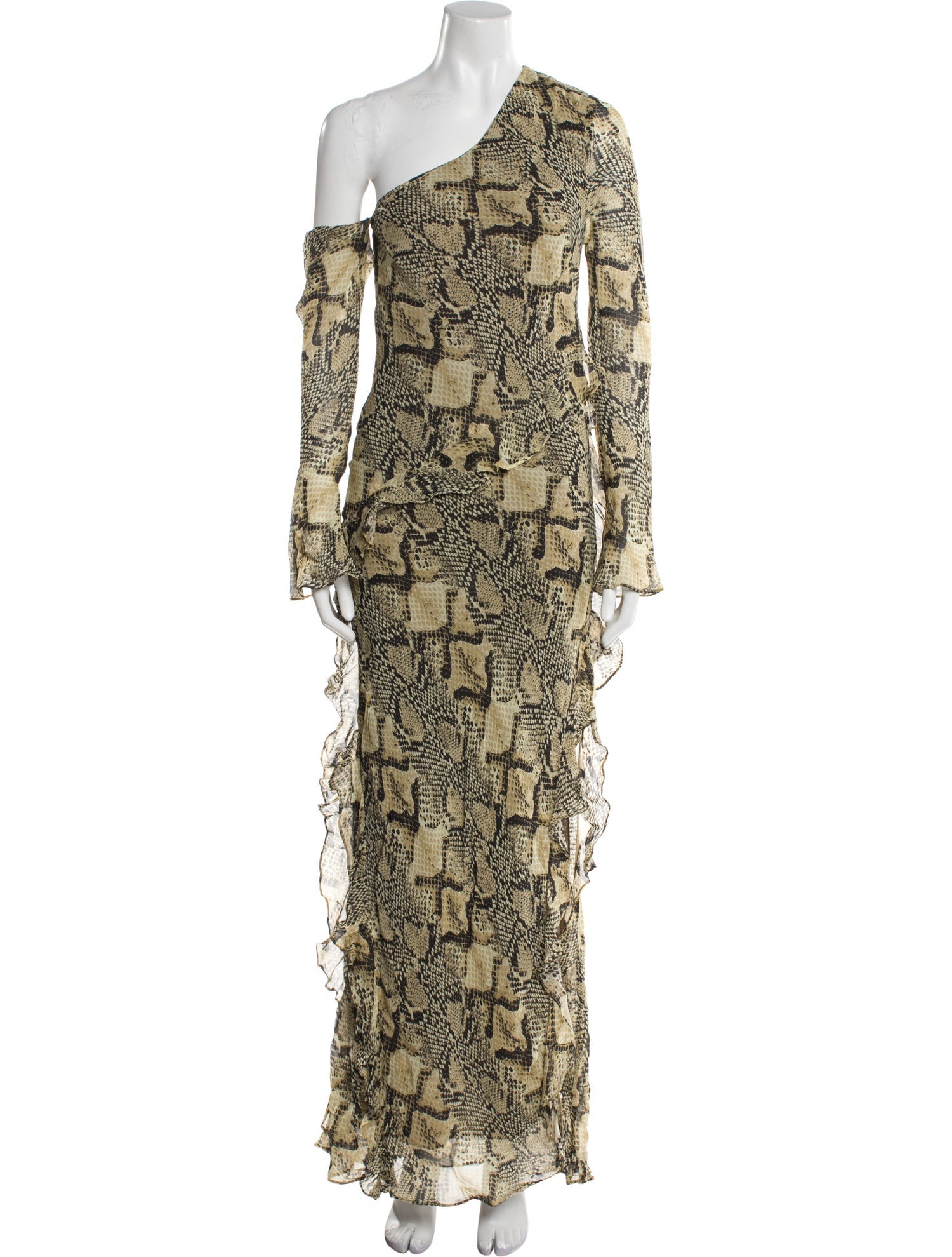 Shona Joy Animal Print Long Dress