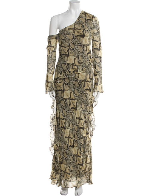 Shona Joy Animal Print Long Dress