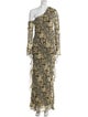 Shona Joy Animal Print Long Dress
