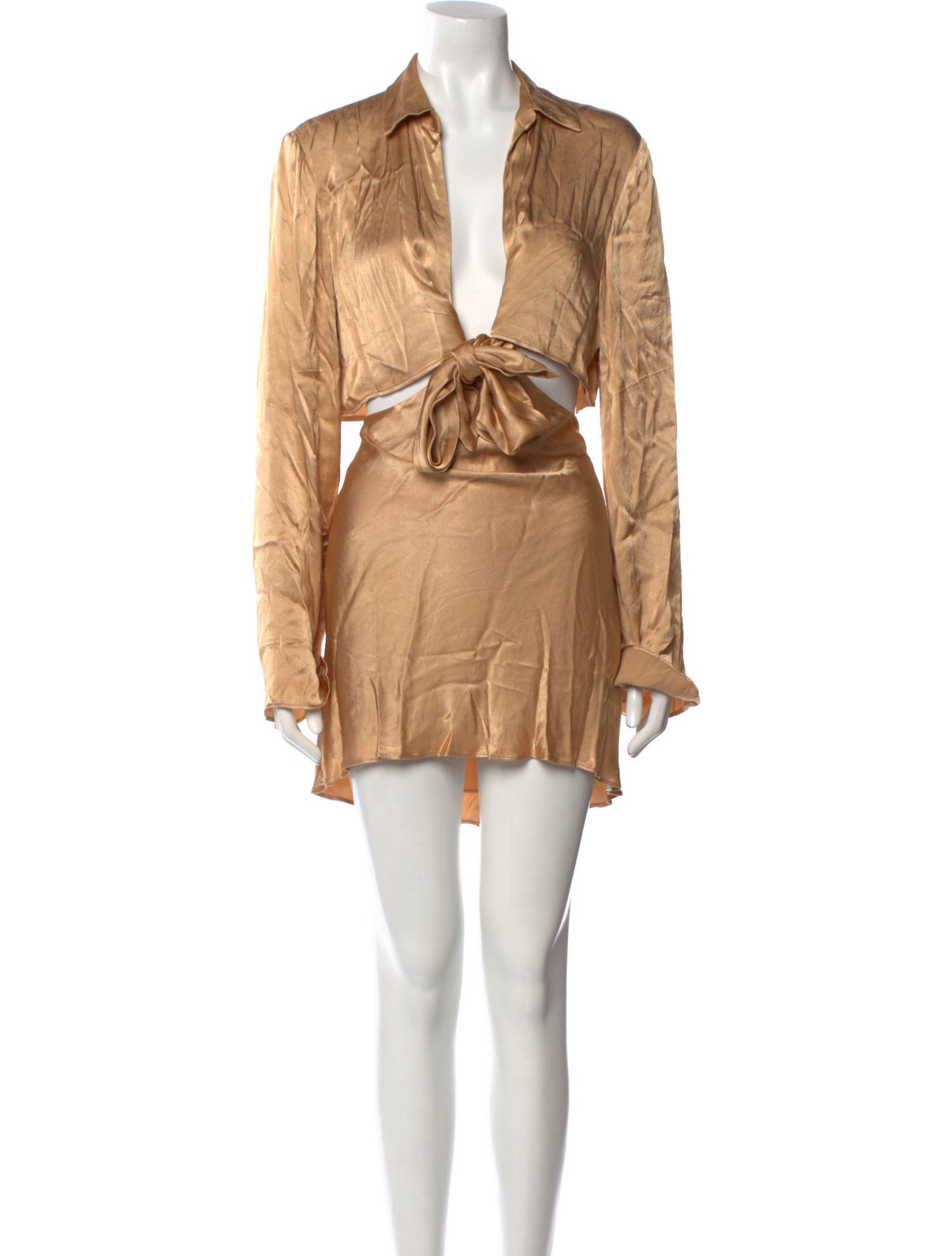 Shona Joy Plunge Neckline Mini Dress w/ Tags