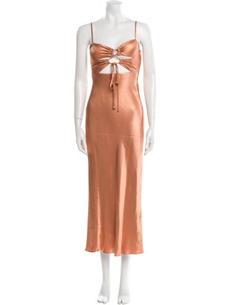 Shona Joy Square Neckline Long Dress