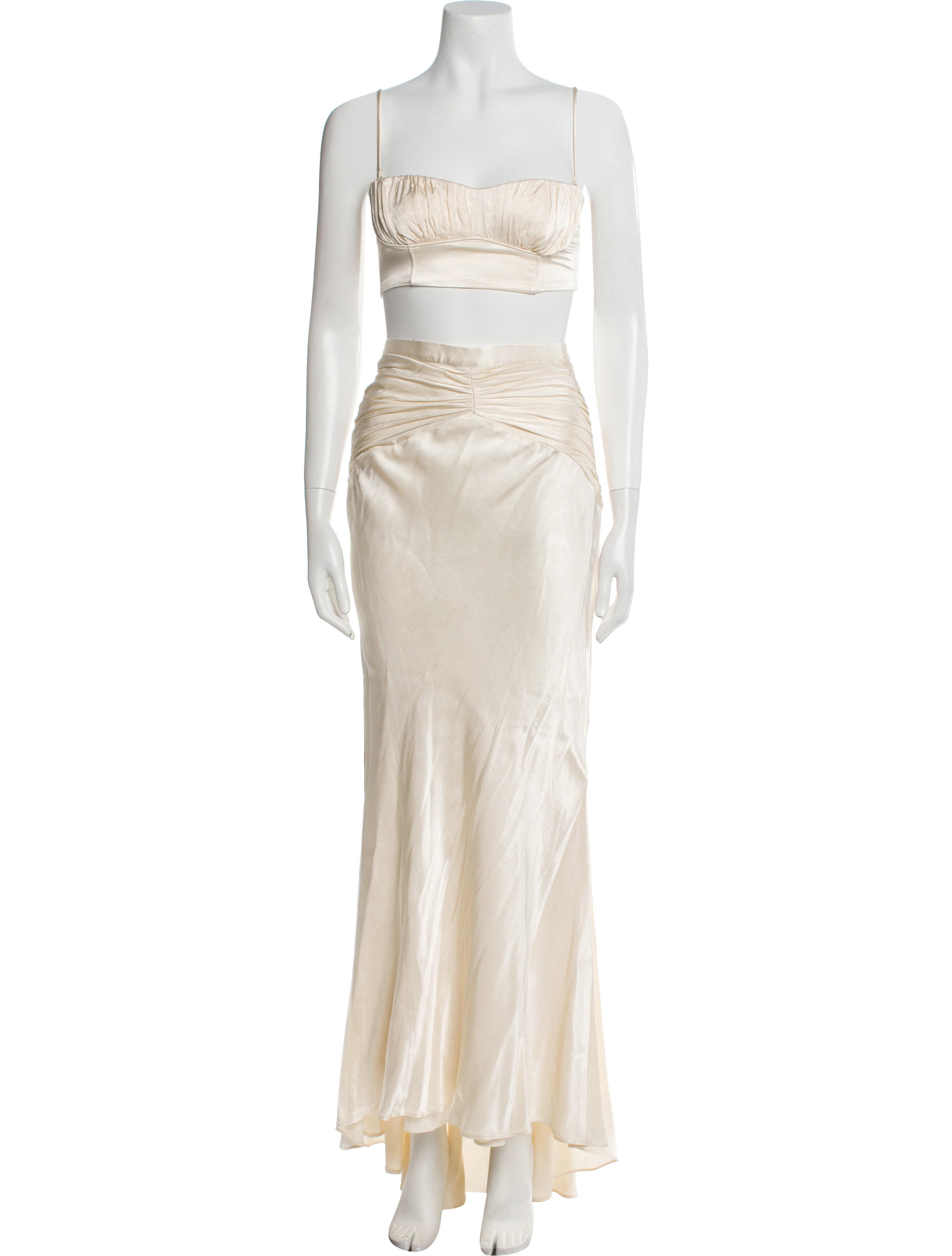 Shona Joy Pleated Accents Skirt Set