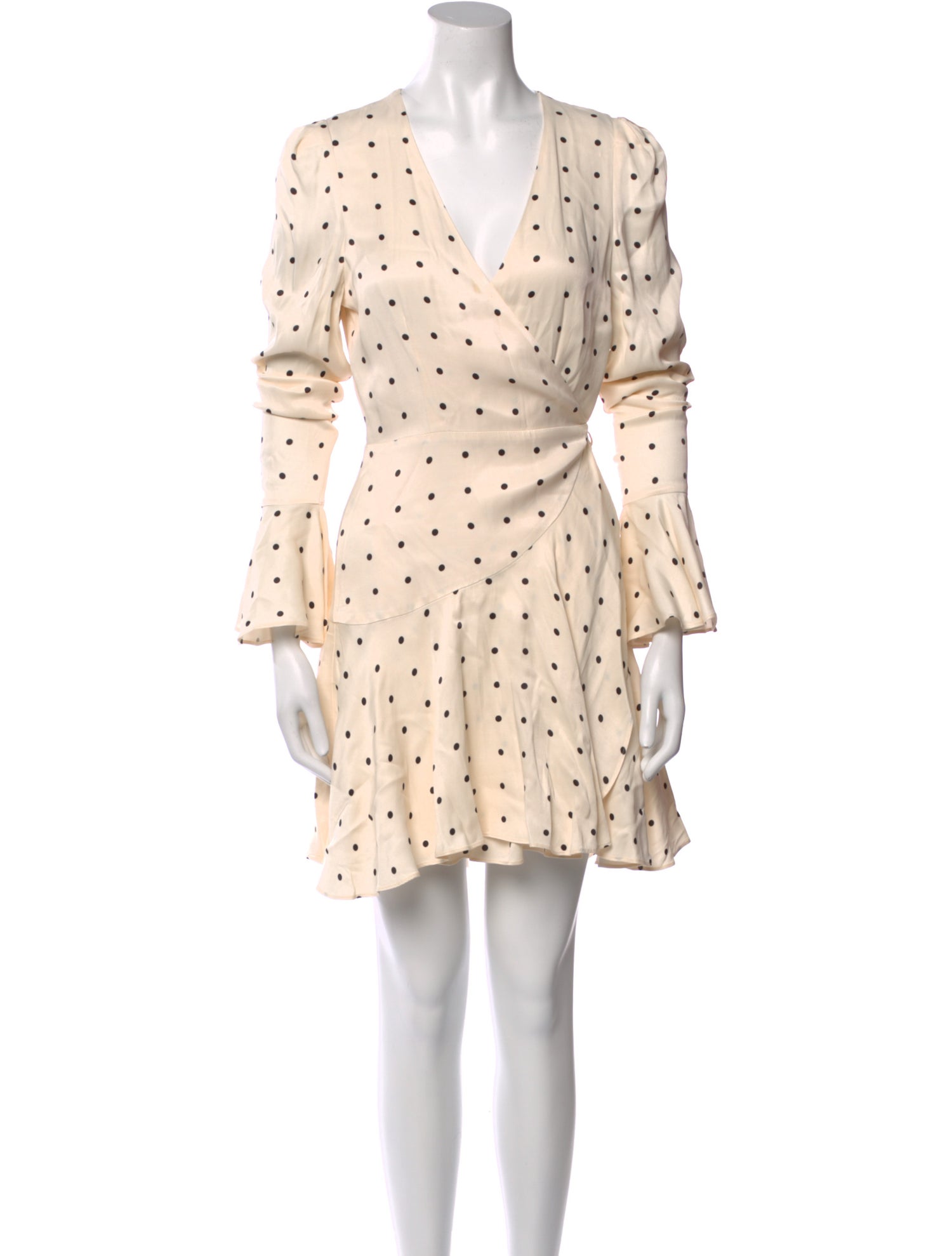 Shona Joy Polka Dot Print Mini Dress