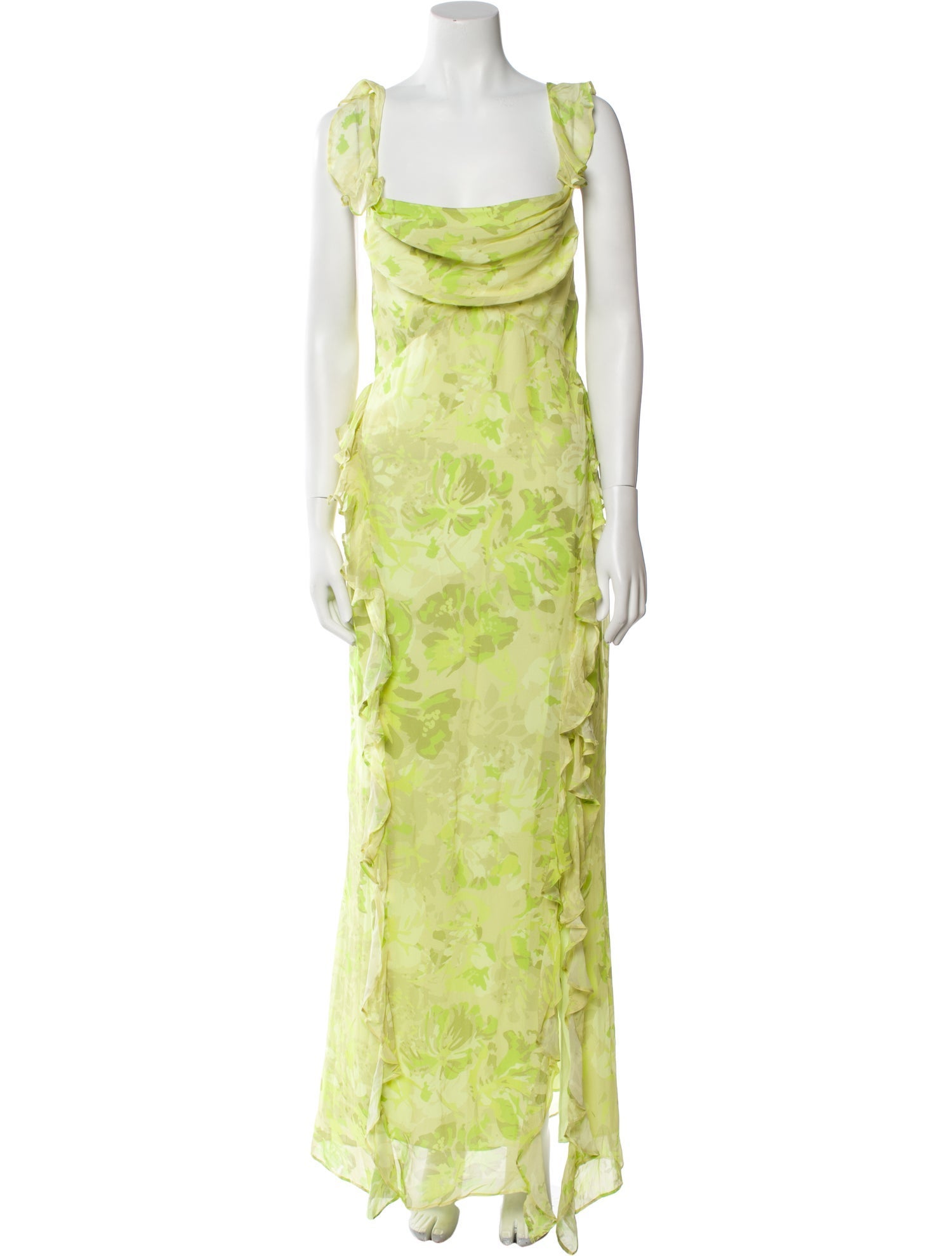 Shona Joy Floral Print Long Dress