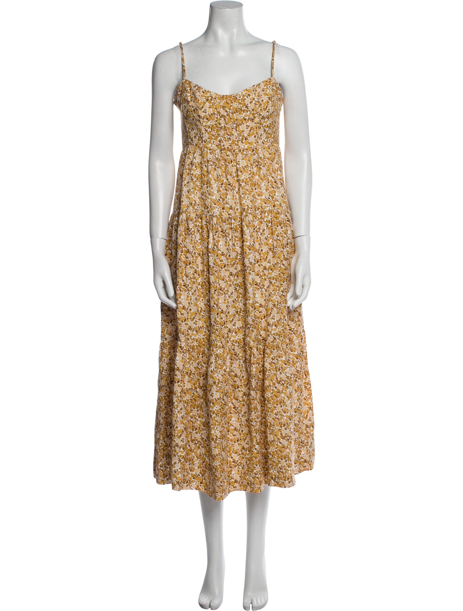 Shona Joy Floral Print Long Dress