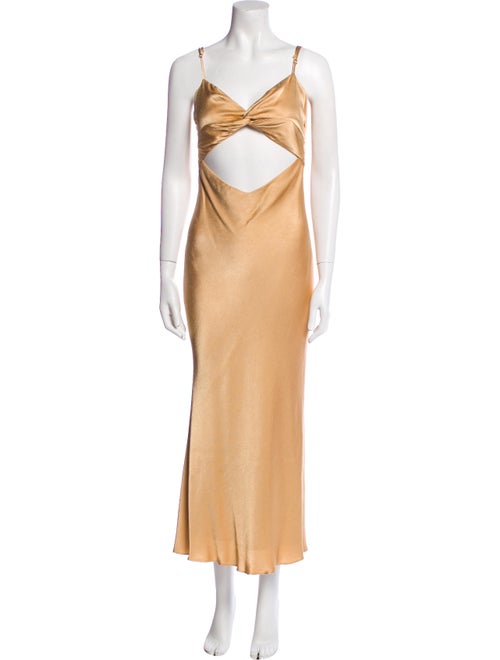 Shona Joy V-Neck Long Dress