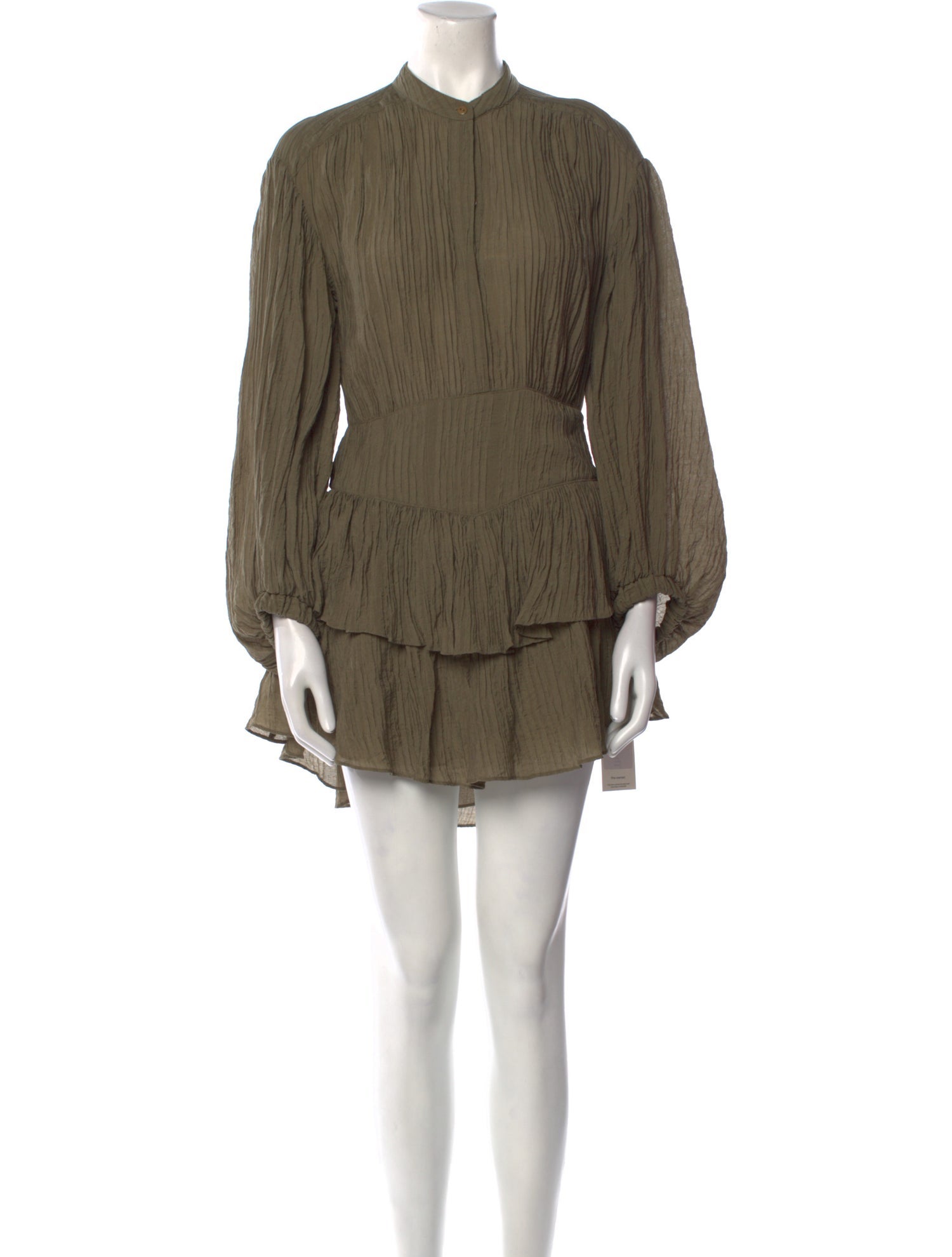 Shona Joy Mock Neck Mini Dress