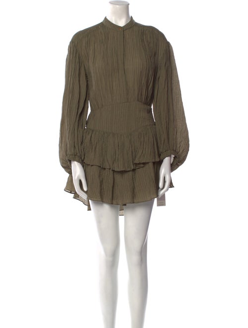 Shona Joy Mock Neck Mini Dress