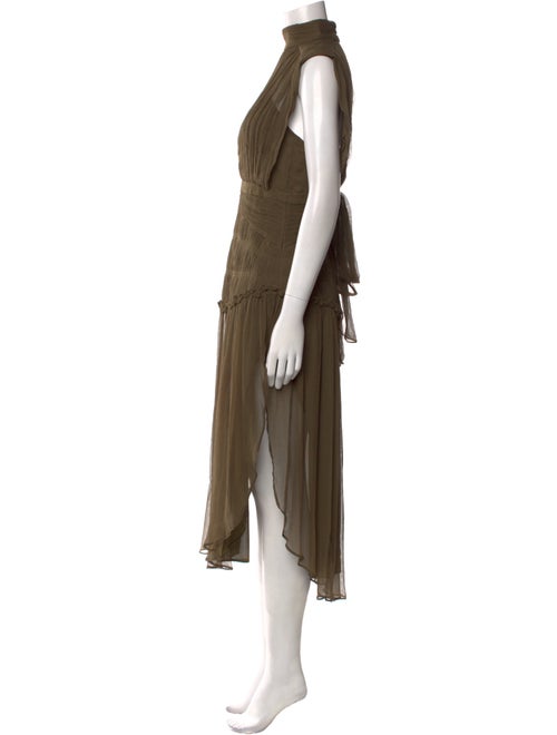 Shona Joy Mock Neck Long Dress