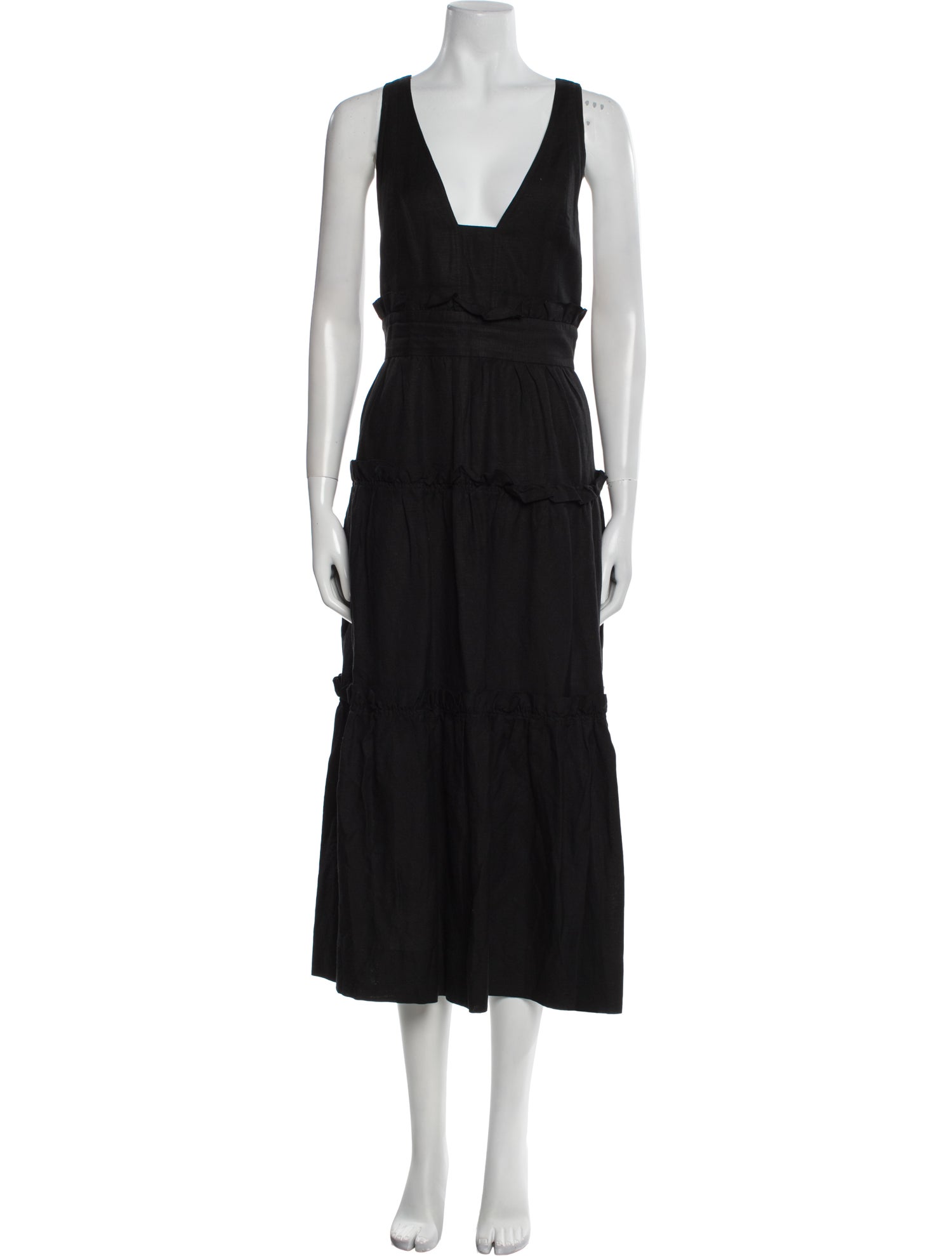 Shona Joy V-Neck Long Dress