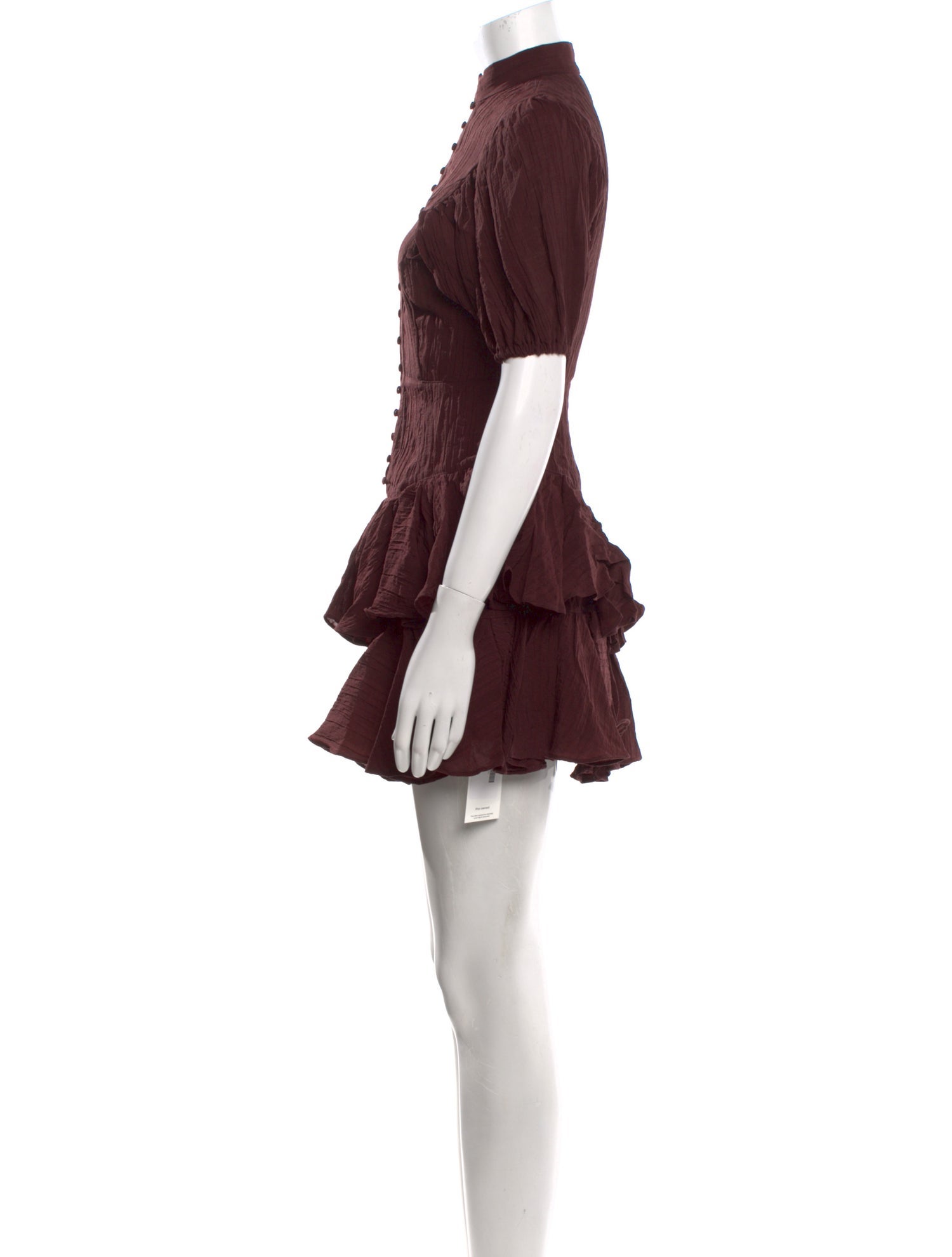Shona Joy Mock Neck Mini Dress