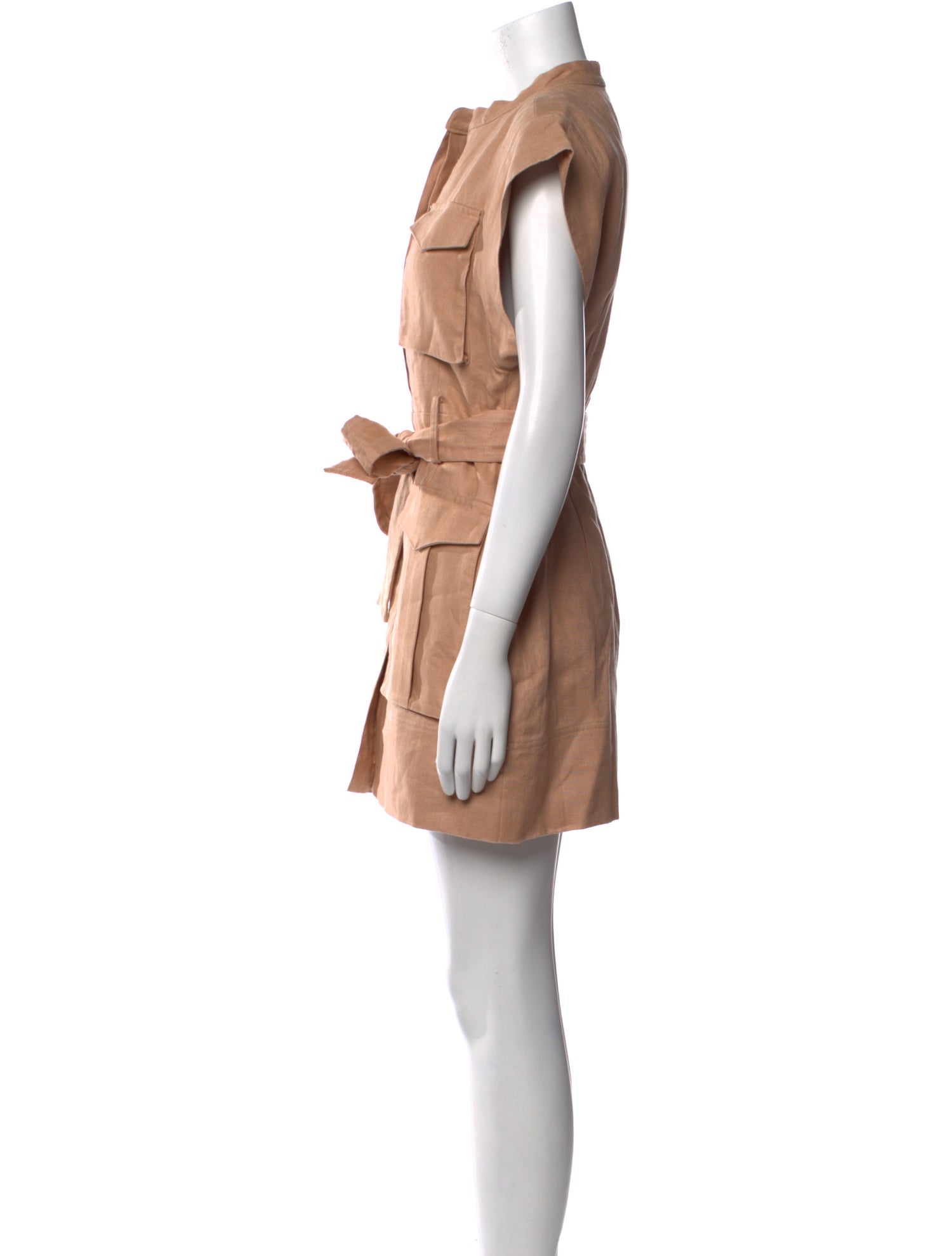 Shona Joy Linen Mini Dress w/ Tags